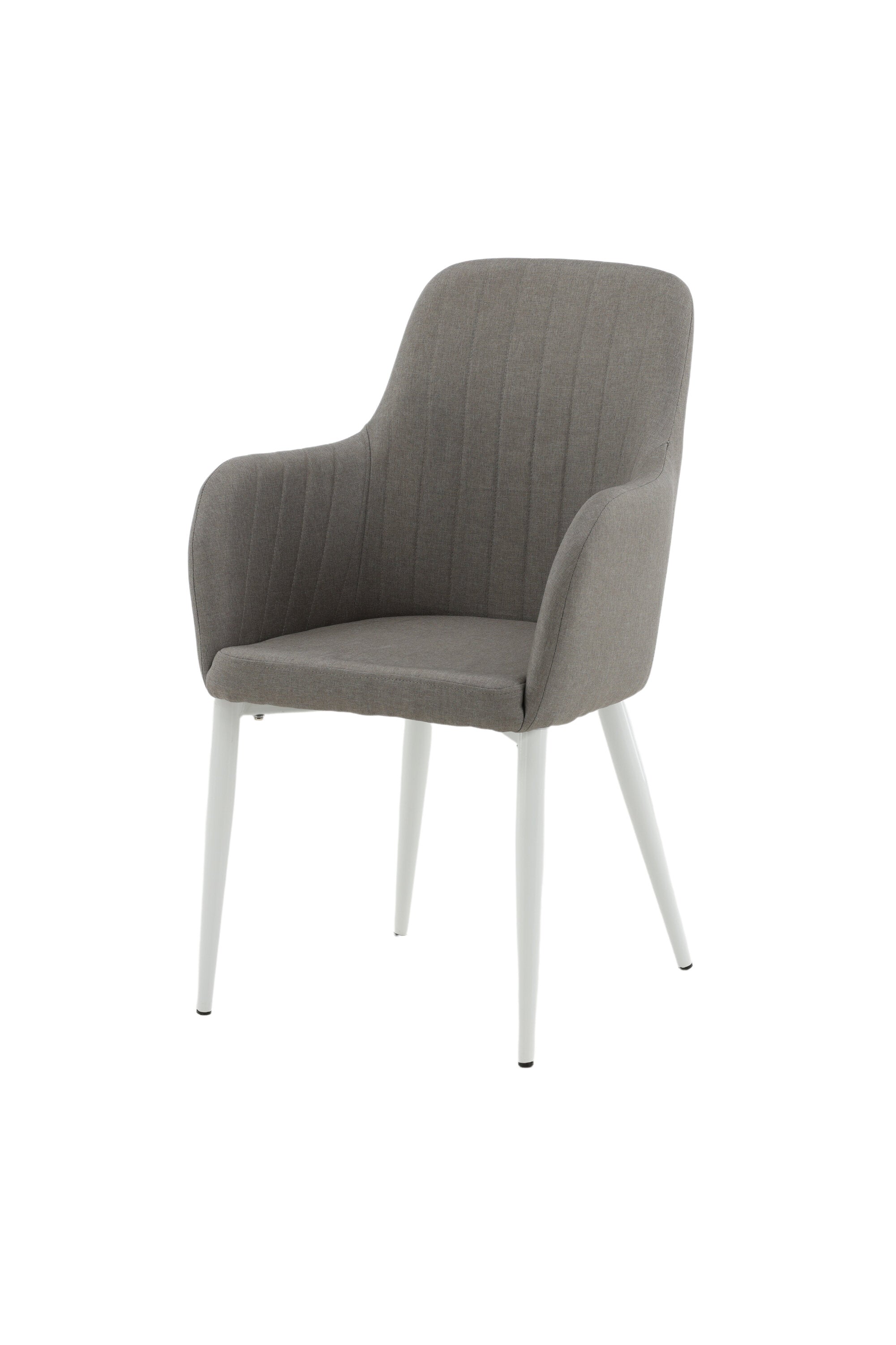 Comfort Stuhl in Grau/Weiss präsentiert im Onlineshop von KAQTU Design AG. Stuhl mit Armlehne ist von Venture Home