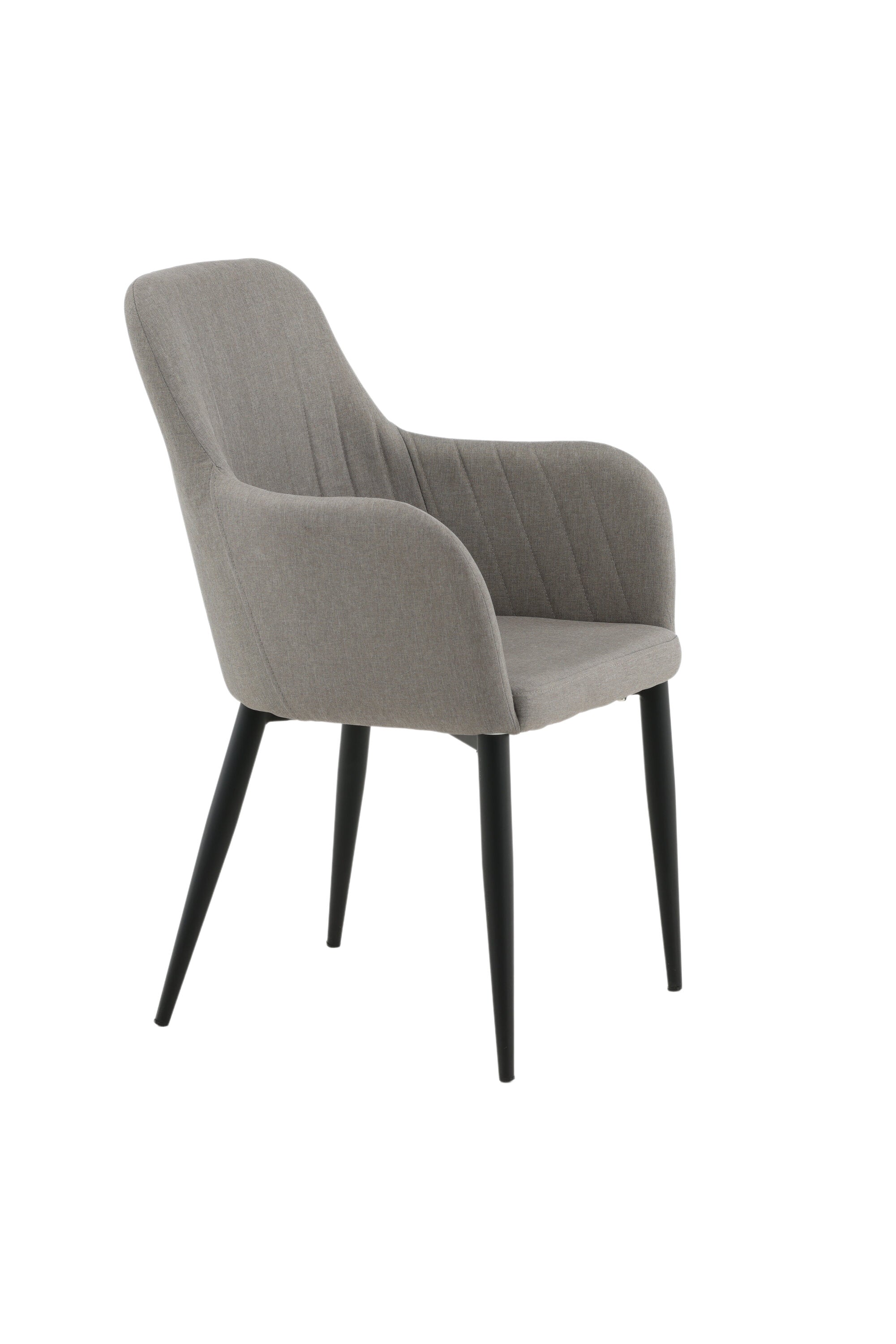Comfort Stuhl in Grau/Schwarz präsentiert im Onlineshop von KAQTU Design AG. Stuhl mit Armlehne ist von Venture Home