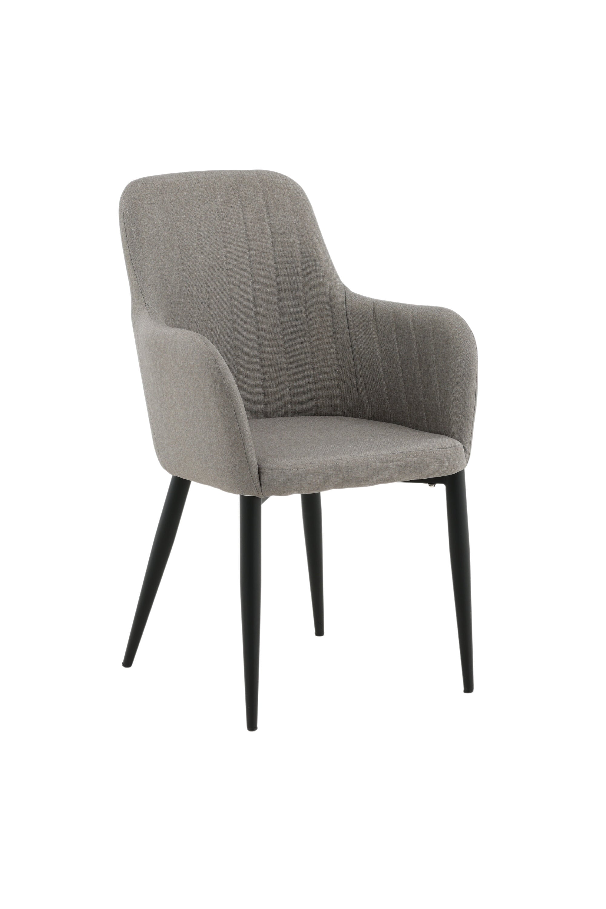 Comfort Stuhl in Grau/Schwarz präsentiert im Onlineshop von KAQTU Design AG. Stuhl mit Armlehne ist von Venture Home