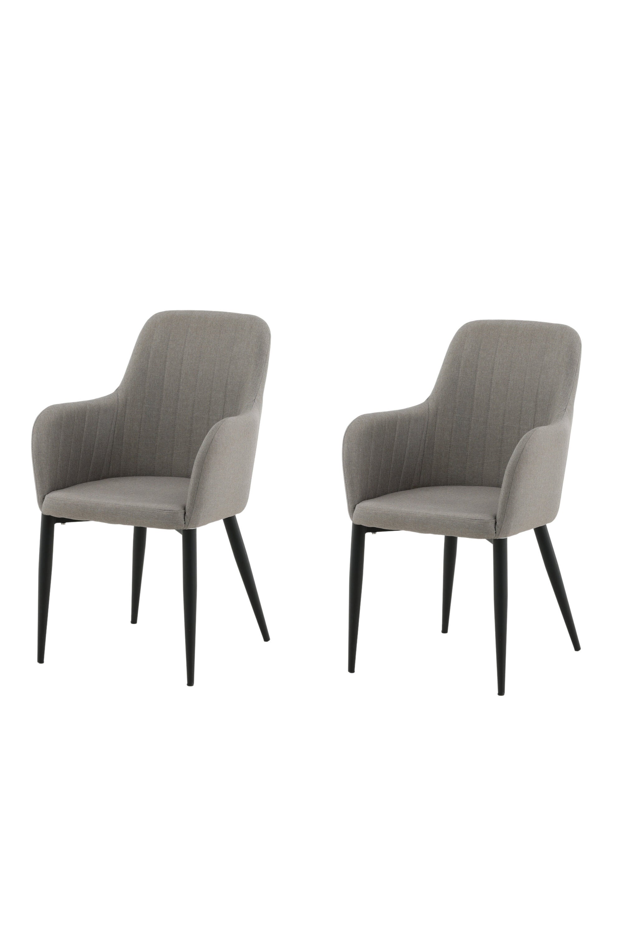 Comfort Stuhl in Grau/Schwarz präsentiert im Onlineshop von KAQTU Design AG. Stuhl mit Armlehne ist von Venture Home