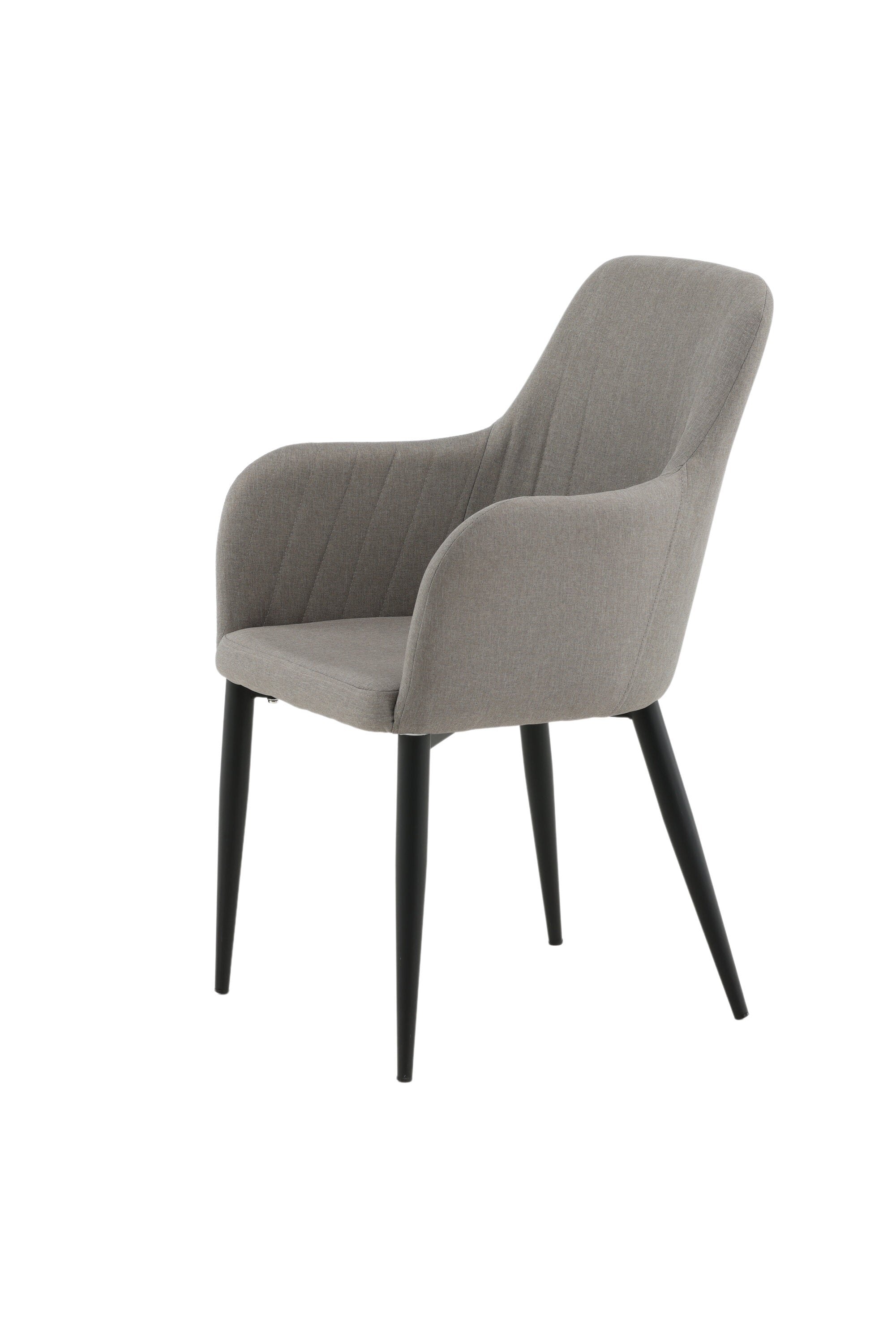 Comfort Stuhl in Grau/Schwarz präsentiert im Onlineshop von KAQTU Design AG. Stuhl mit Armlehne ist von Venture Home