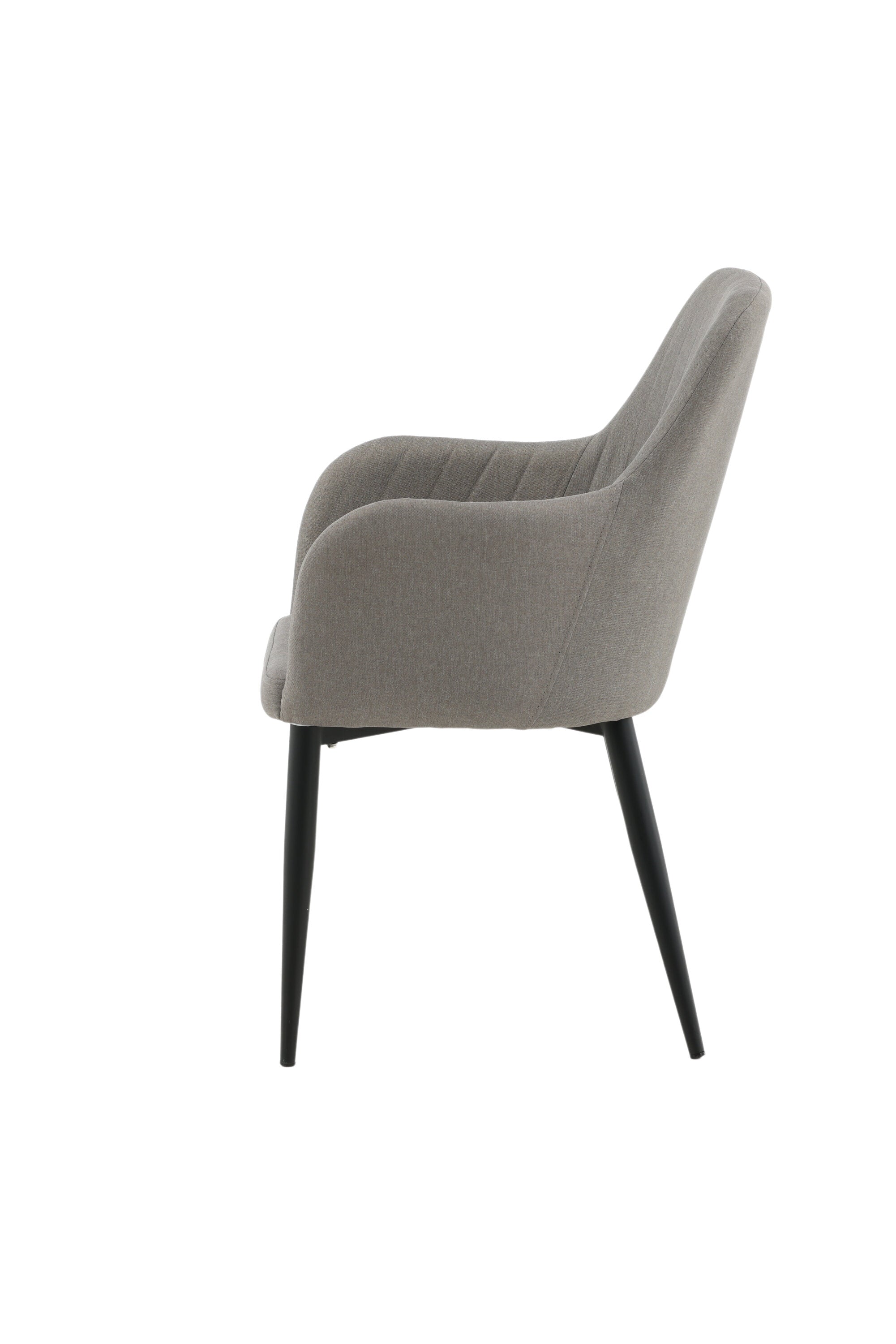 Comfort Stuhl in Grau/Schwarz präsentiert im Onlineshop von KAQTU Design AG. Stuhl mit Armlehne ist von Venture Home