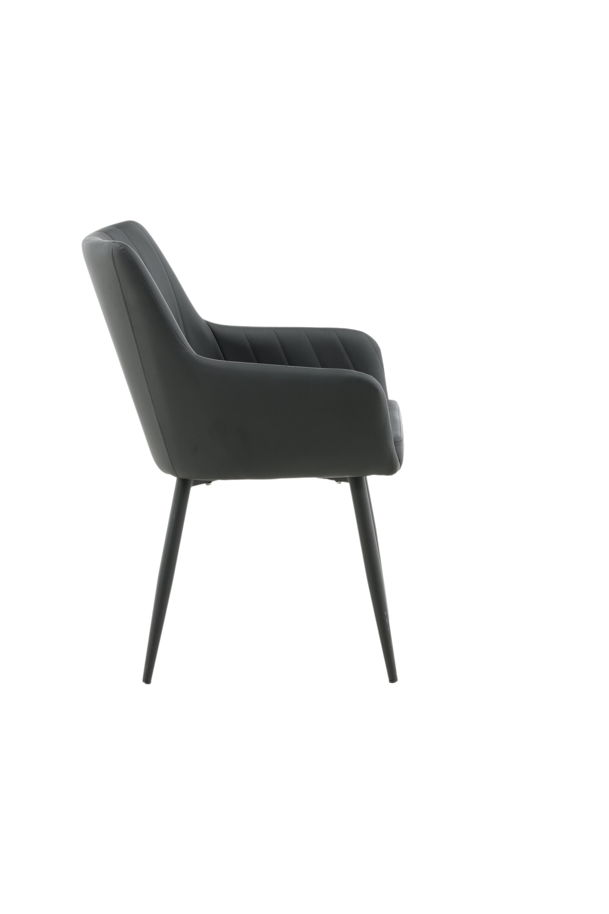 Comfort Stuhl in Schwarz präsentiert im Onlineshop von KAQTU Design AG. Stuhl mit Armlehne ist von Venture Home