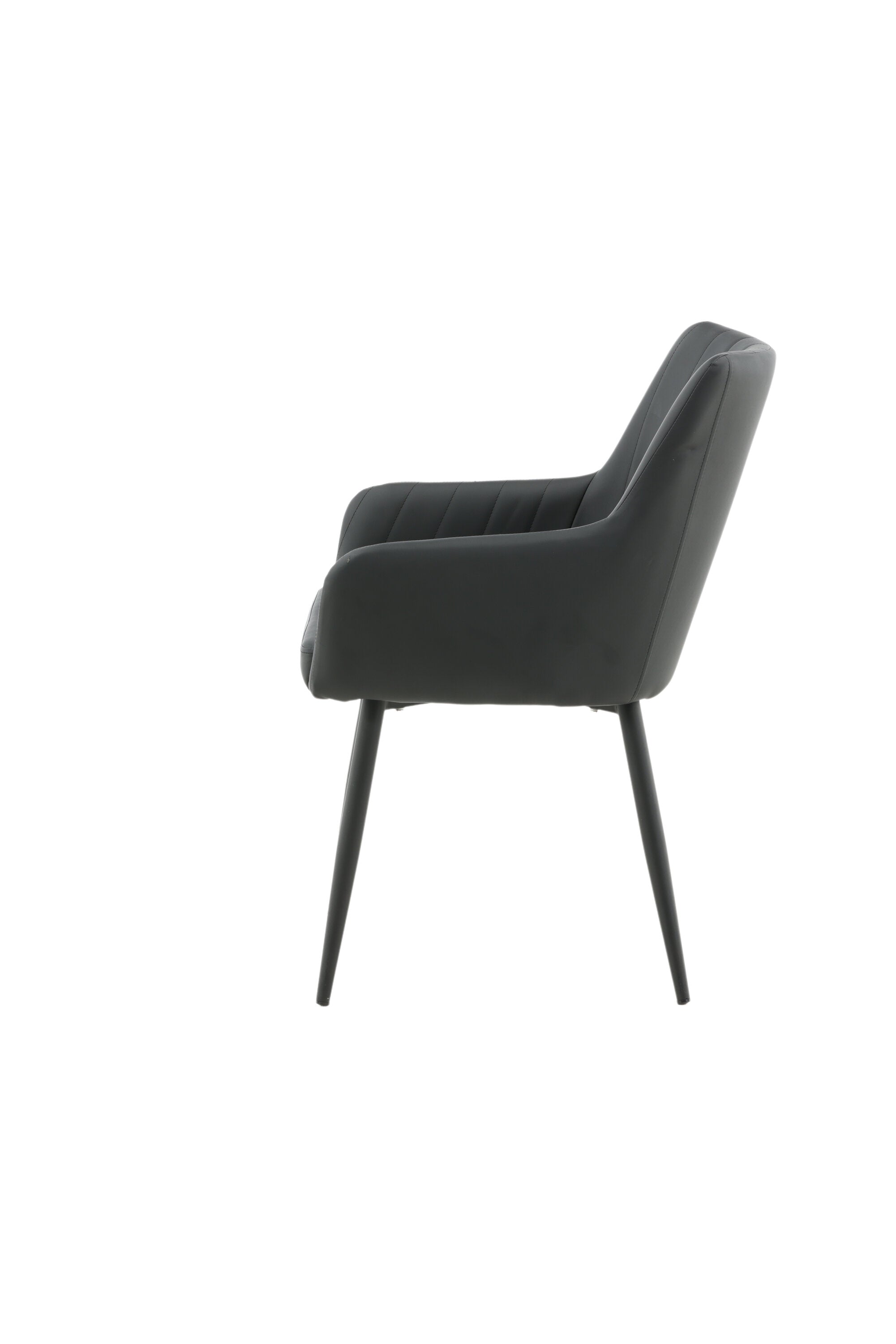 Comfort Stuhl in Schwarz präsentiert im Onlineshop von KAQTU Design AG. Stuhl mit Armlehne ist von Venture Home