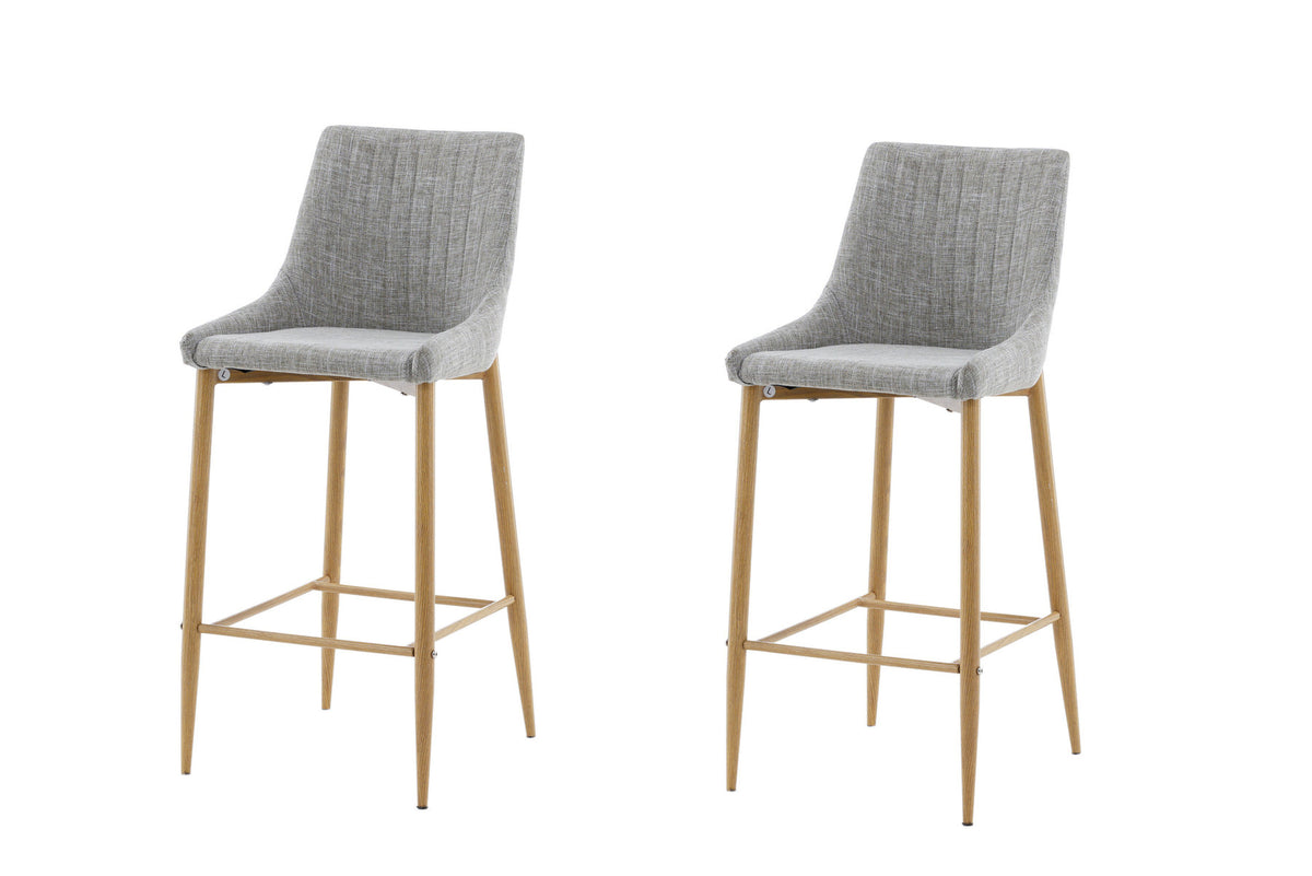 Plaza Barstuhl in Hellgrau präsentiert im Onlineshop von KAQTU Design AG. Barstuhl ist von Venture Home