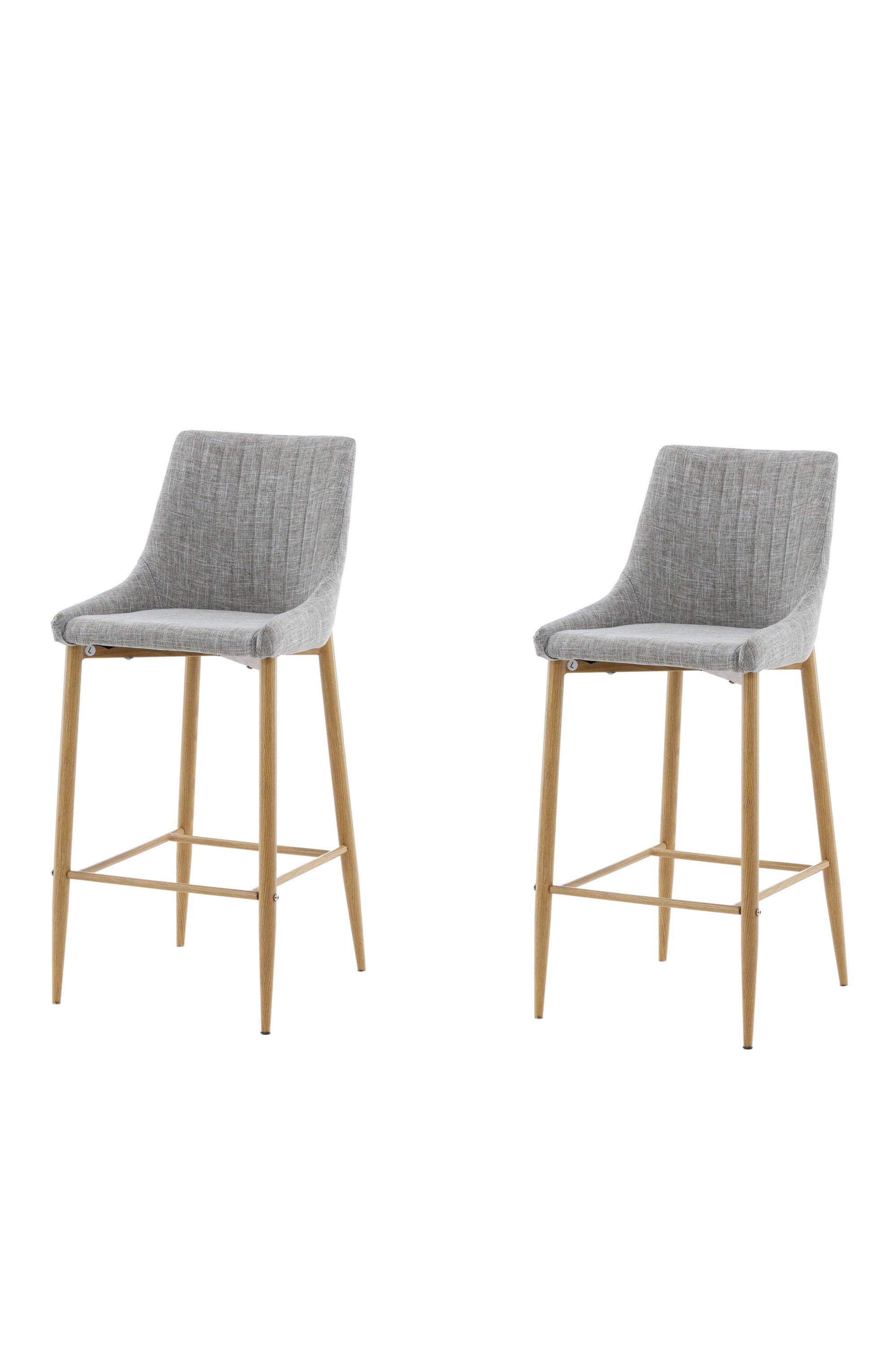 Plaza Barstuhl in Hellgrau präsentiert im Onlineshop von KAQTU Design AG. Barstuhl ist von Venture Home
