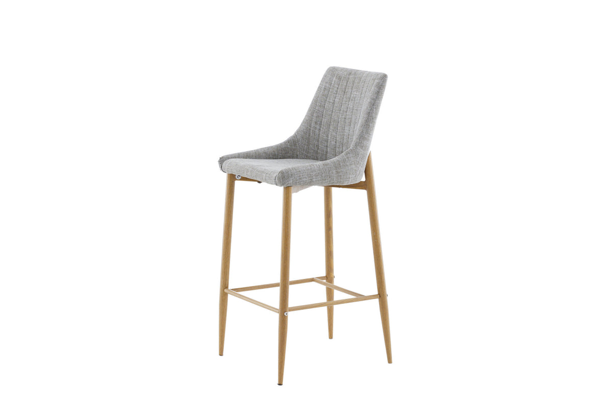 Plaza Barstuhl in Hellgrau präsentiert im Onlineshop von KAQTU Design AG. Barstuhl ist von Venture Home