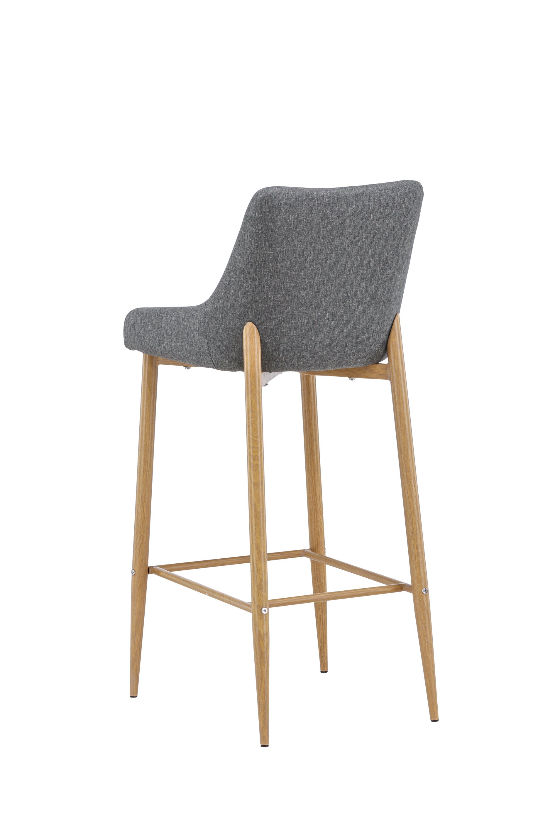 Eleganter Barstuhl Plaza in klassischem Dunkelgrau von Venture Home, ideal für moderne Wohnräume und gemütliche Barbereiche.