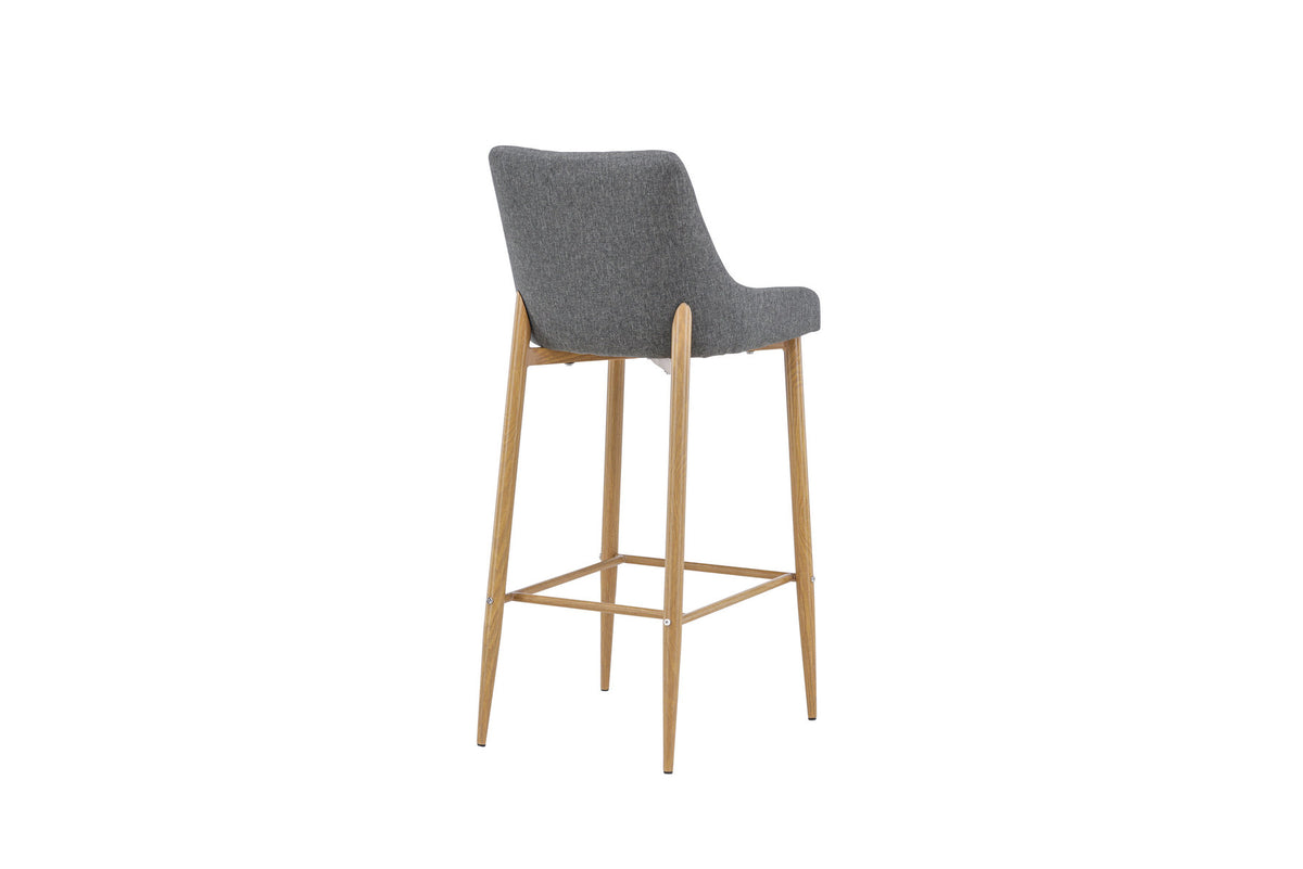 Plaza Barstuhl in Dunkelgrau präsentiert im Onlineshop von KAQTU Design AG. Barstuhl ist von Venture Home