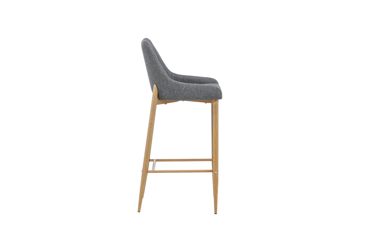 Plaza Barstuhl in Dunkelgrau präsentiert im Onlineshop von KAQTU Design AG. Barstuhl ist von Venture Home