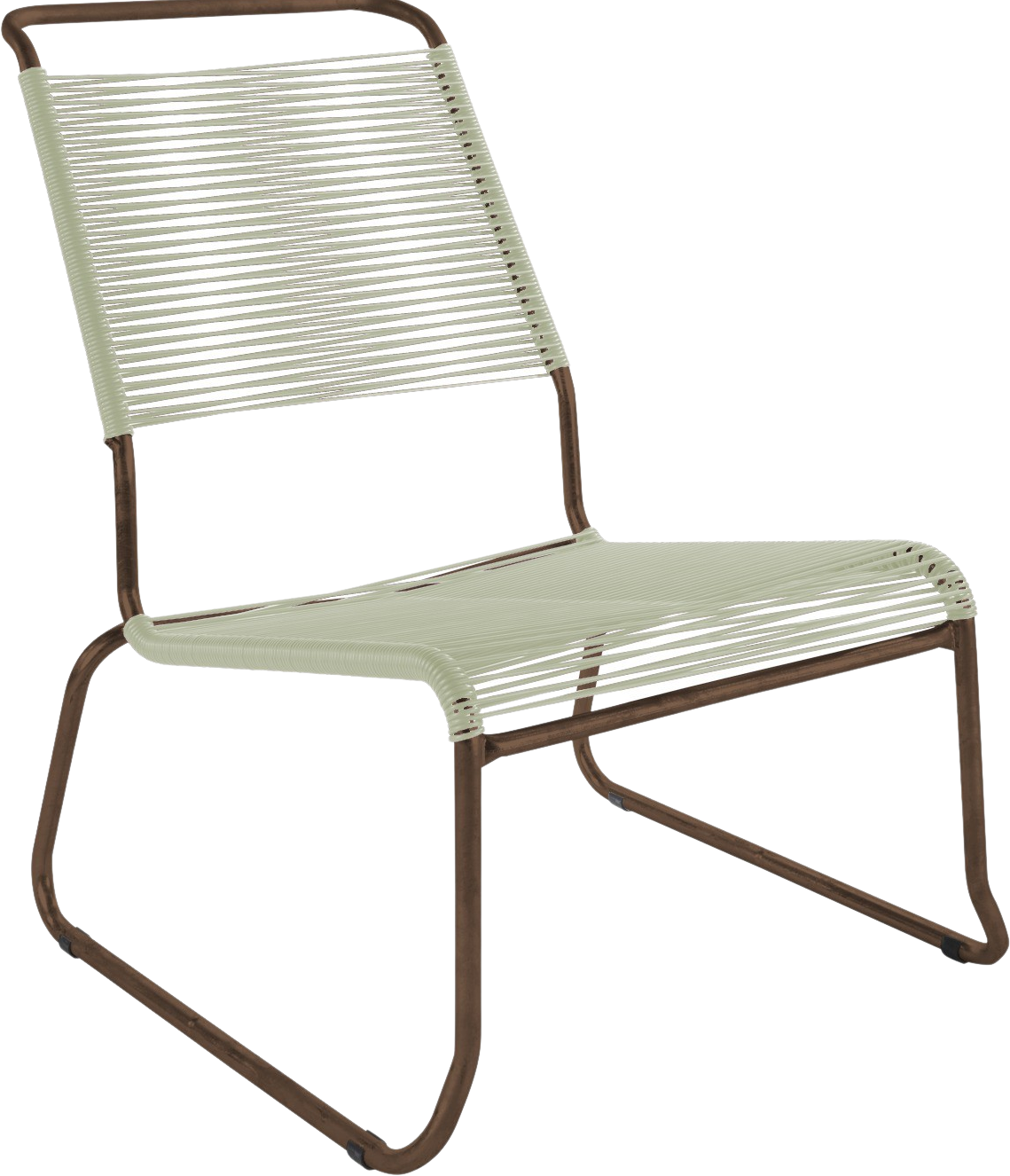 Genießen Sie den Säntis Kufen-Hochlehner Spaghetti von Schaffner – die perfekte Kombination aus Komfort und modernem Design für Ihre Outdoor-Oase.