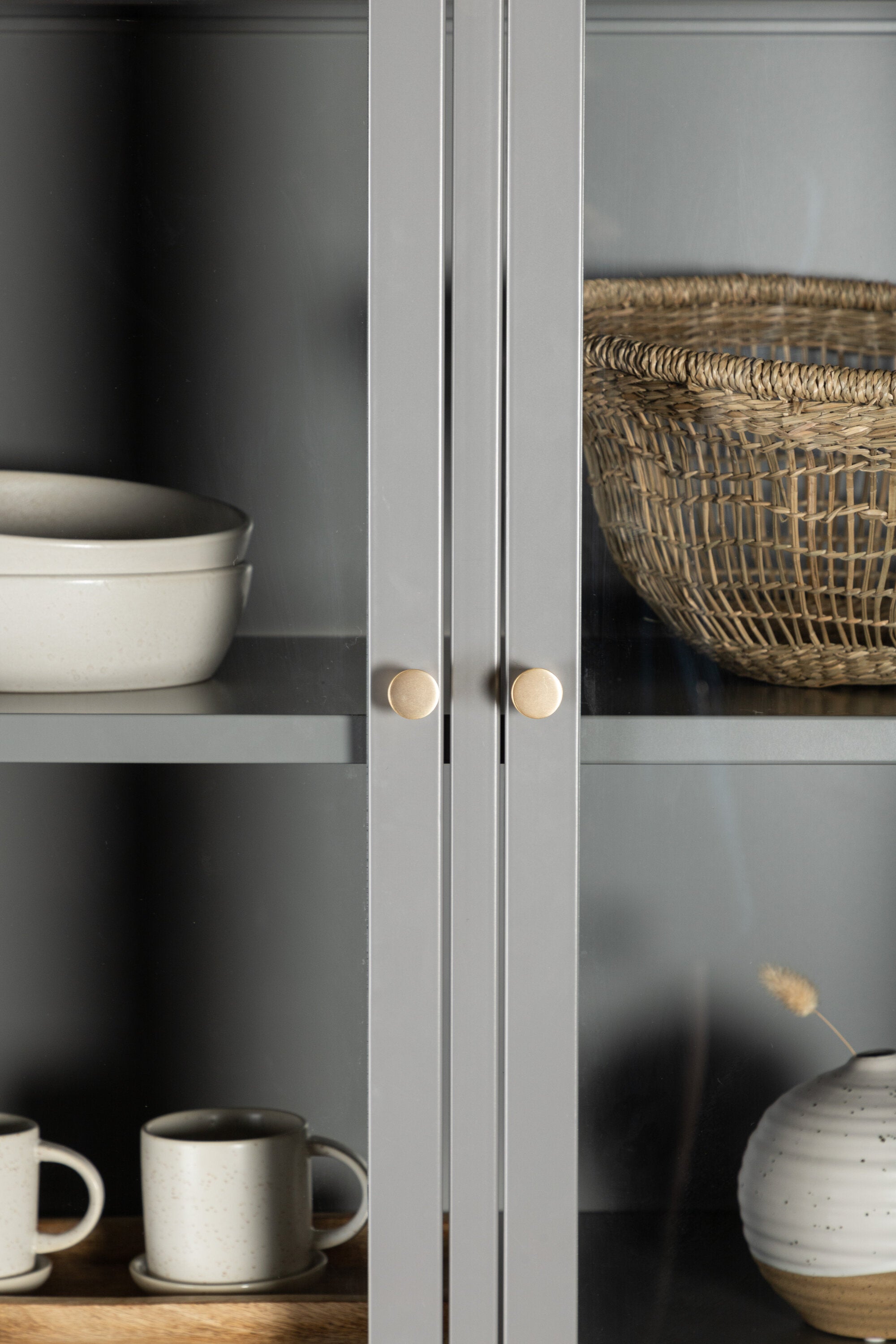 Bakal Regal in Hellgrau präsentiert im Onlineshop von KAQTU Design AG. Standregal ist von Venture Home