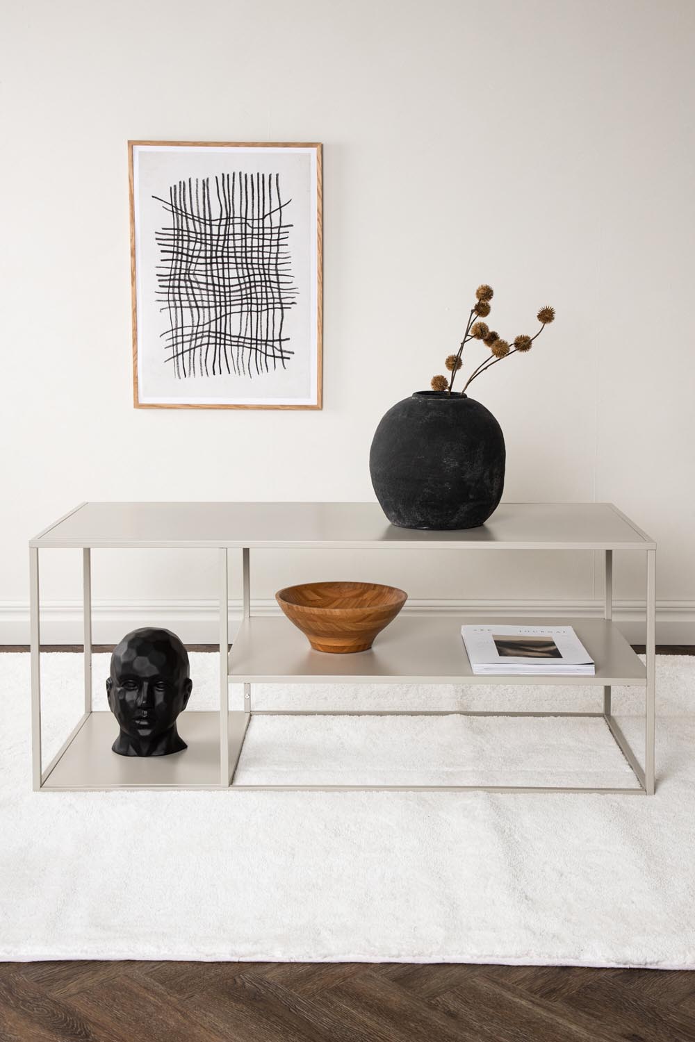 Staal Sofa-Tisch in Beige präsentiert im Onlineshop von KAQTU Design AG. Beistelltisch ist von Venture Home