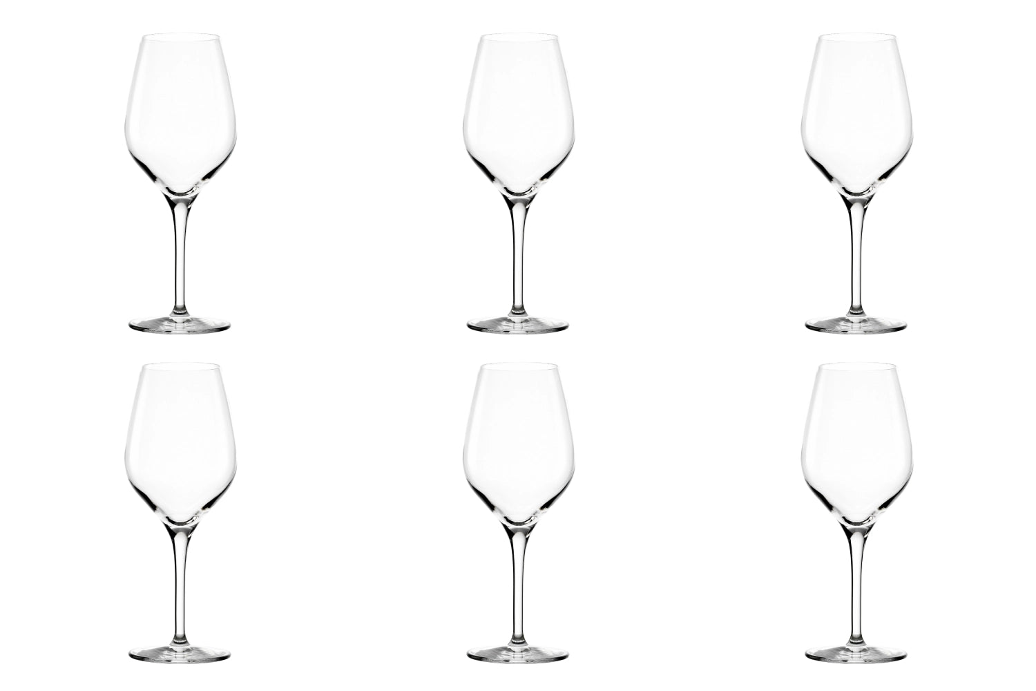 6er Set Exquisit Weissweinkelch, 350ml h:203mm