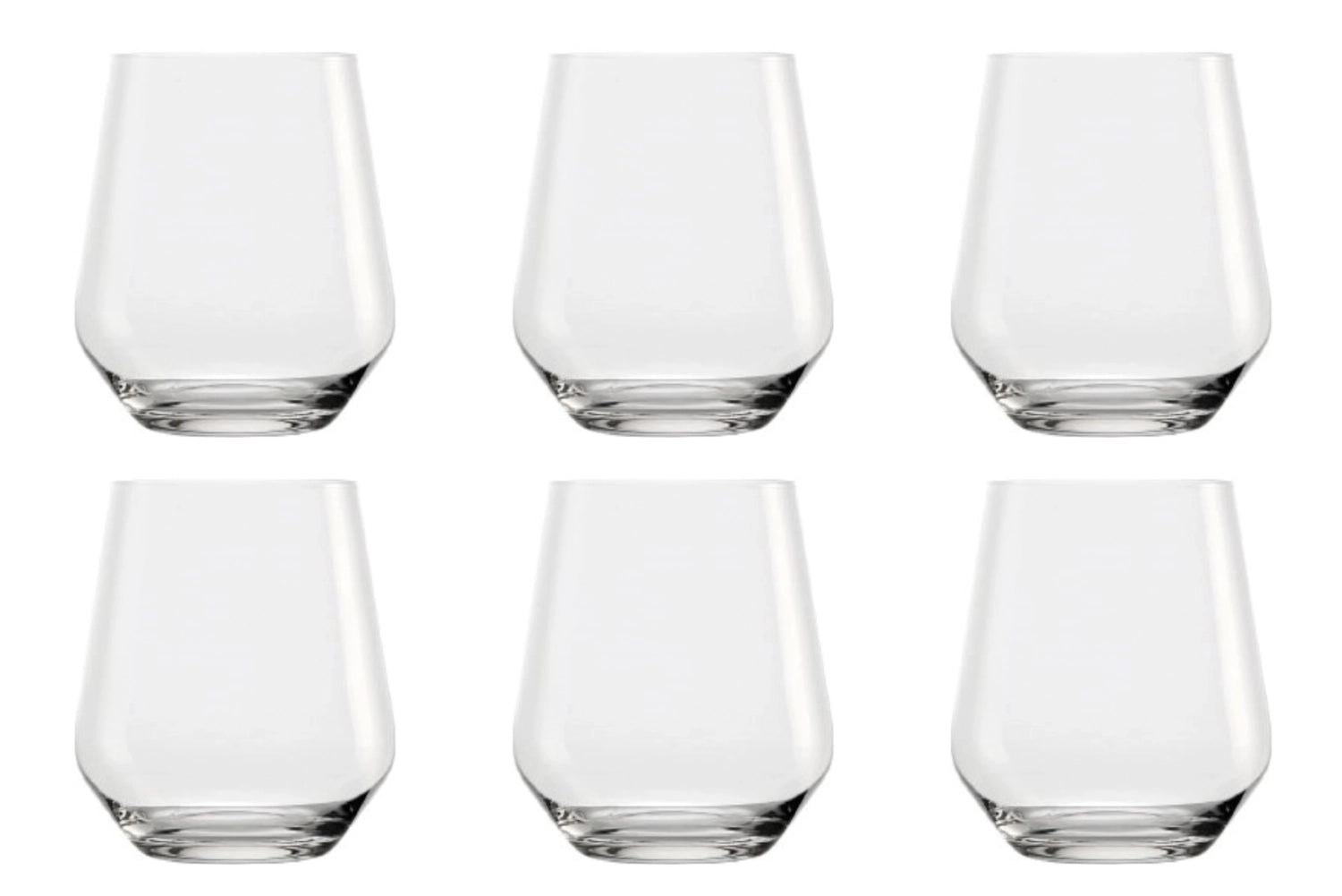 Hochwertiges 6er Set Revolution Whisky Tumbler D.O.F. von Stölzle, 470ml, H: 108.5mm, perfekt für Whisky-Liebhaber, stilvolles und funktionales Design.