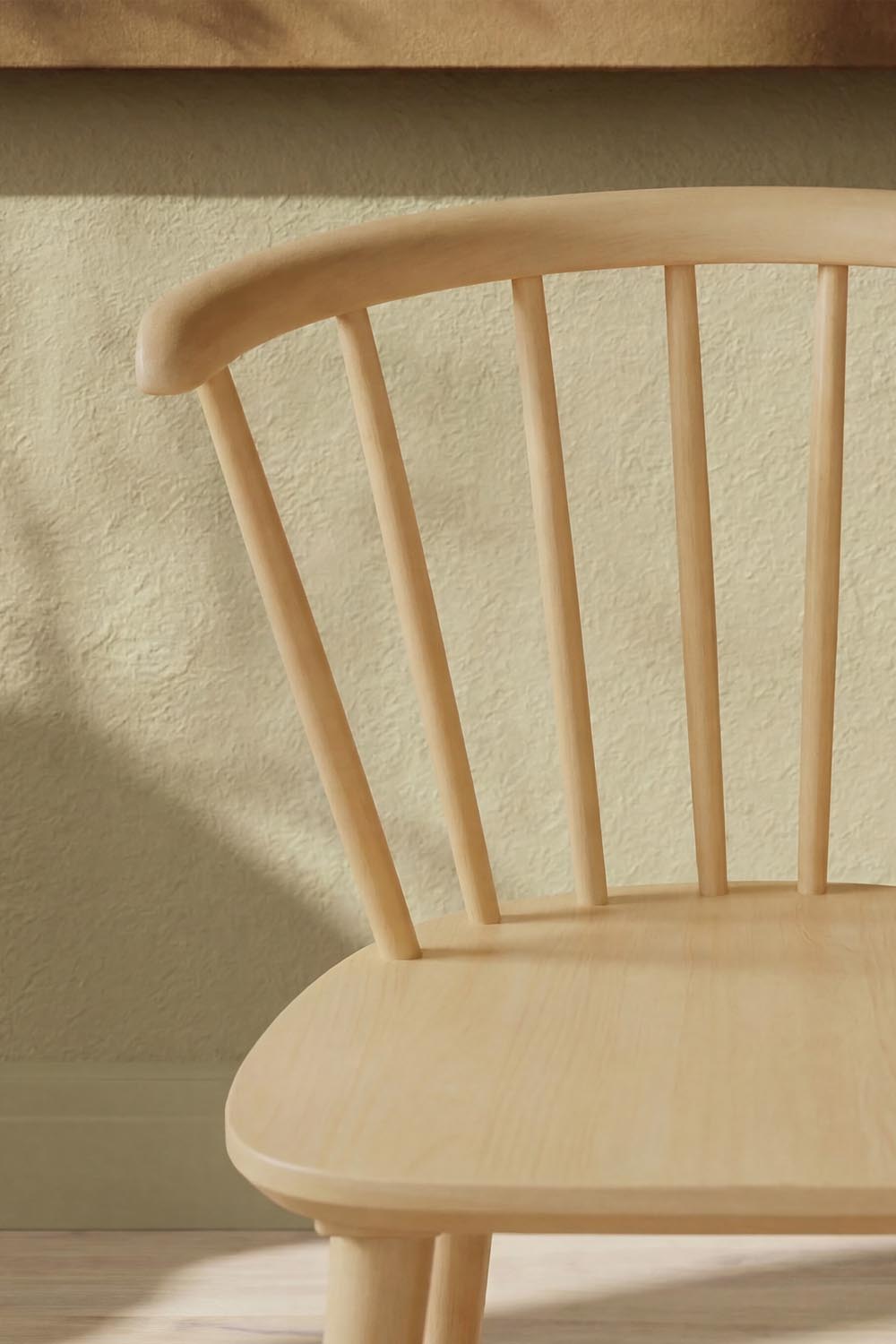 Bobby Esszimmerstuhl in Natur präsentiert im Onlineshop von KAQTU Design AG. Gartenstuhl mit Armlehnen ist von Venture Home
