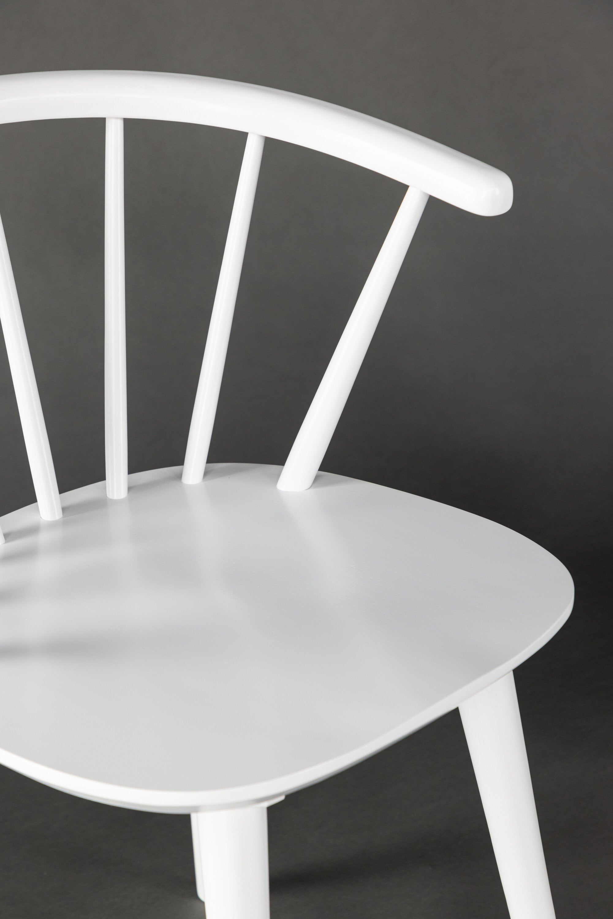 Bobby Esszimmerstuhl in Weiss präsentiert im Onlineshop von KAQTU Design AG. Stuhl ist von Venture Home