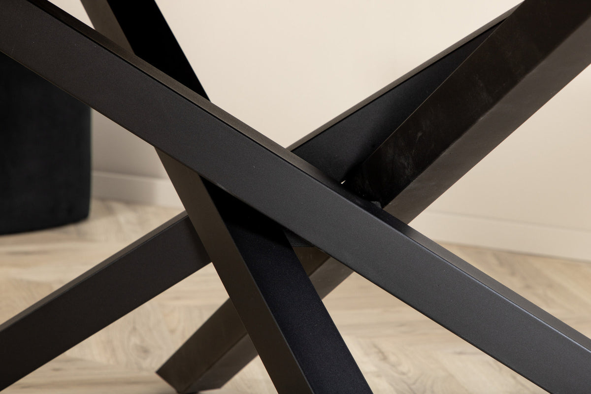 Piazza Esstisch in Schwarz / Grau präsentiert im Onlineshop von KAQTU Design AG. Esstisch ist von Venture Home