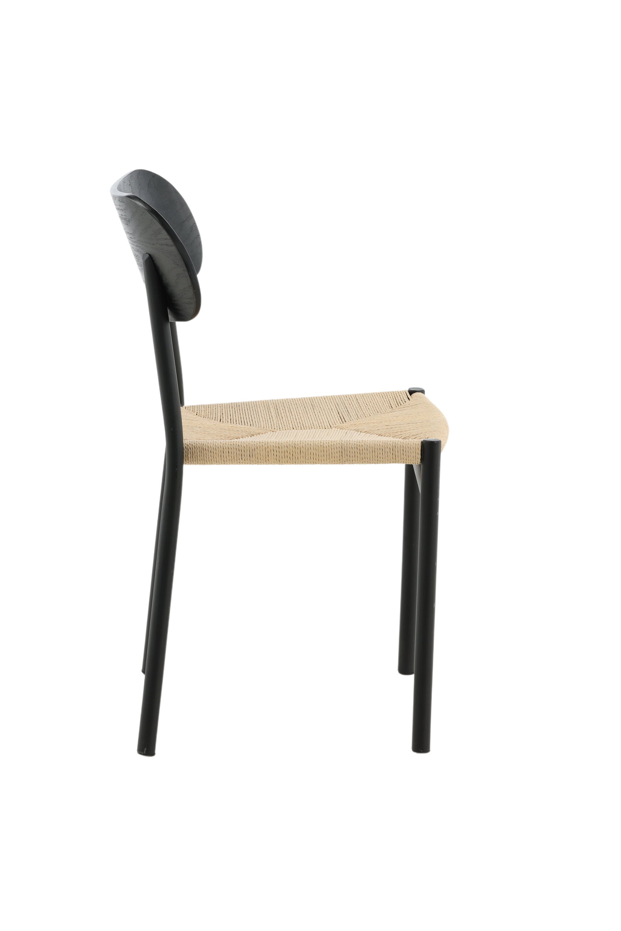Polly Stuhl in Natur / Schwarz präsentiert im Onlineshop von KAQTU Design AG. Stuhl ist von Venture Home