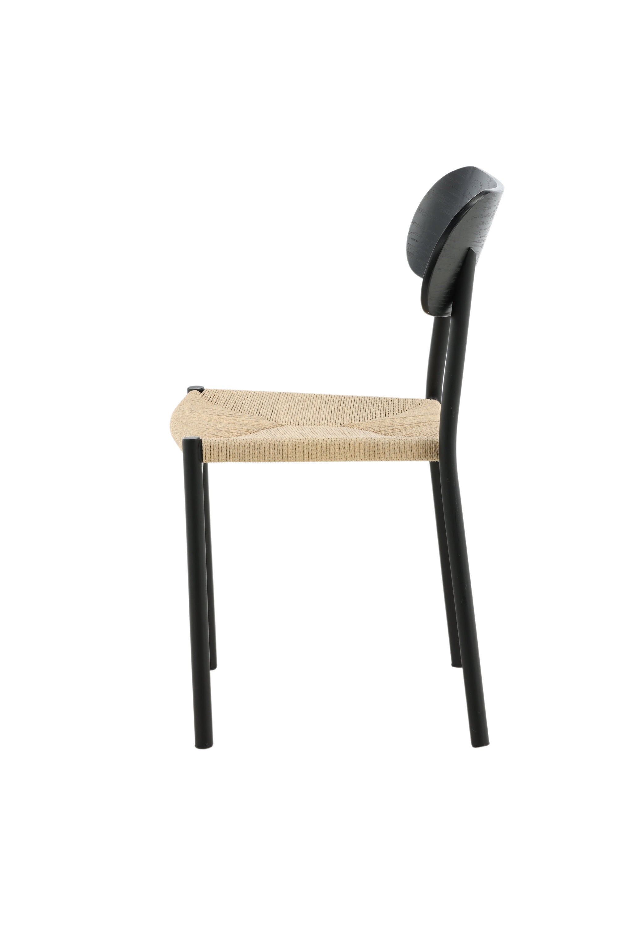 Polly Stuhl in Natur / Schwarz präsentiert im Onlineshop von KAQTU Design AG. Stuhl ist von Venture Home
