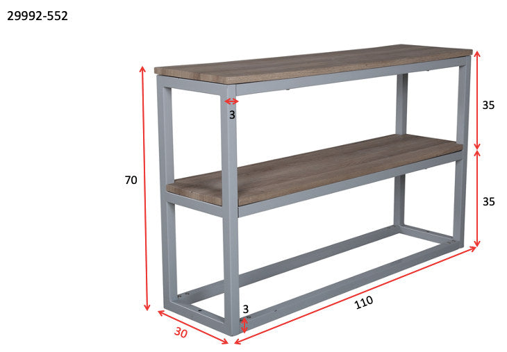 Rise Beistelltisch in Natur / Grau präsentiert im Onlineshop von KAQTU Design AG. Beistelltisch ist von Venture Home