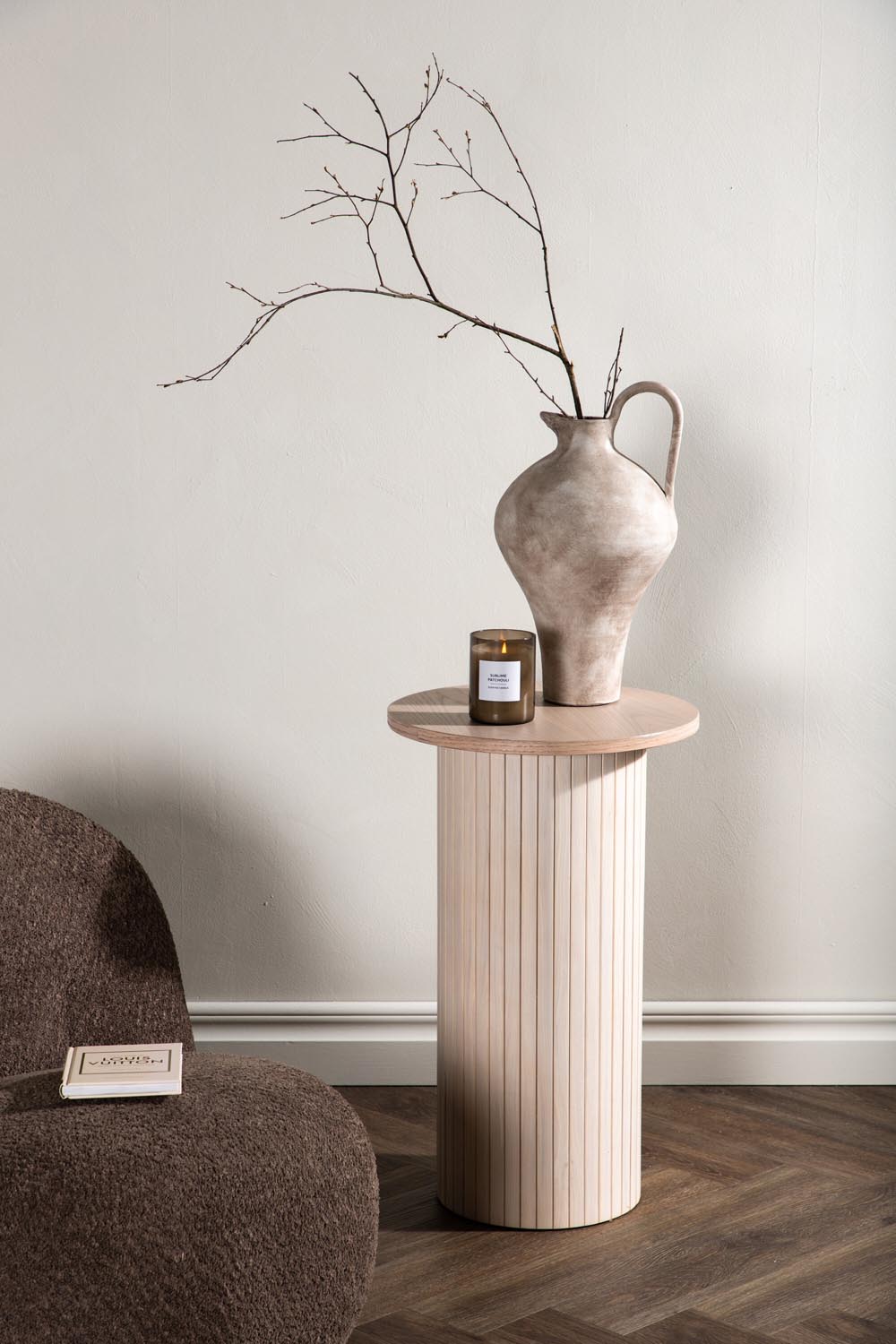 Bianca Beistelltisch in Tünchen präsentiert im Onlineshop von KAQTU Design AG. Beistelltisch ist von Venture Home