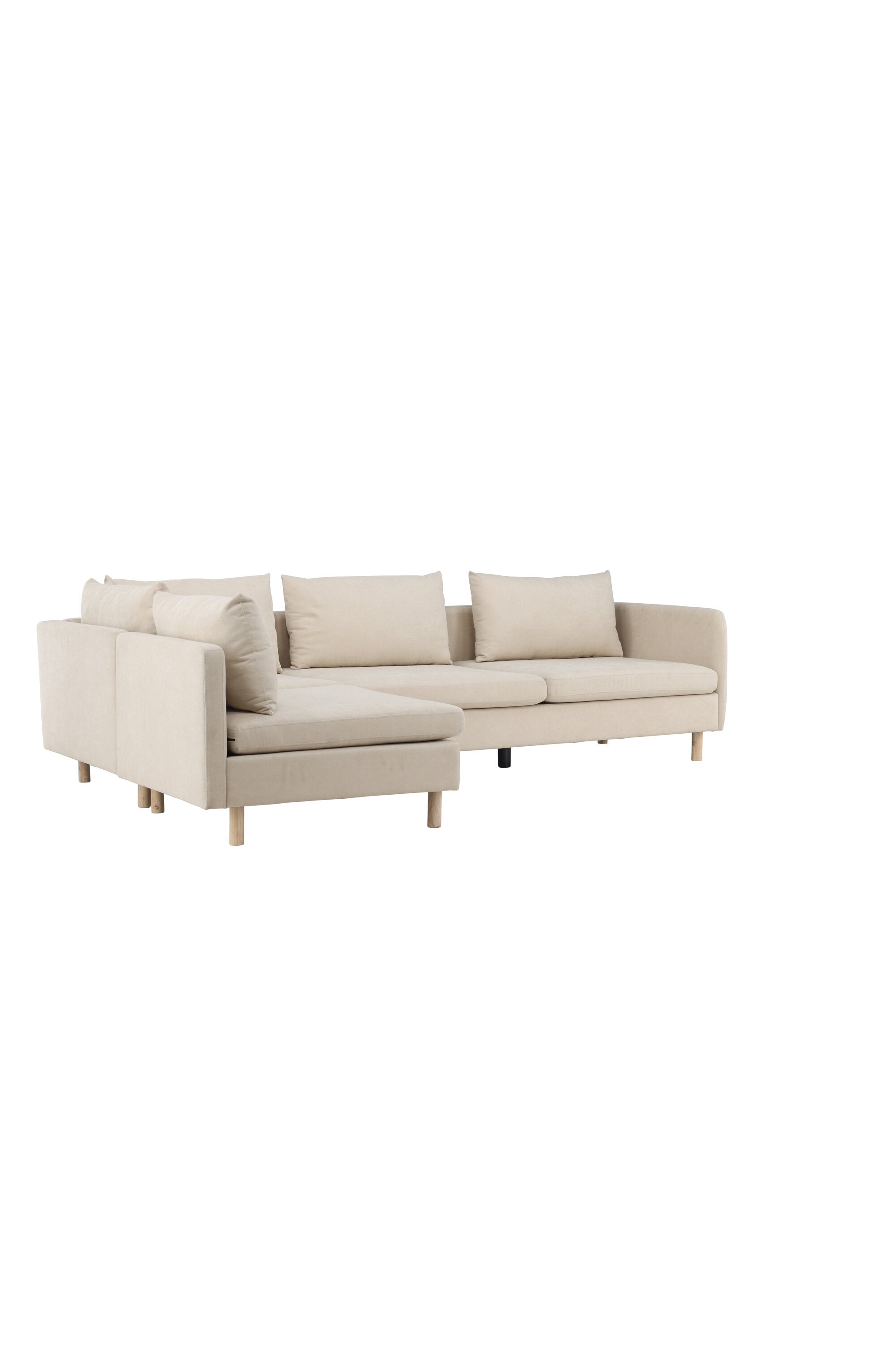Zero Ecksofa in Beige präsentiert im Onlineshop von KAQTU Design AG. 3er Sofa ist von Venture Home