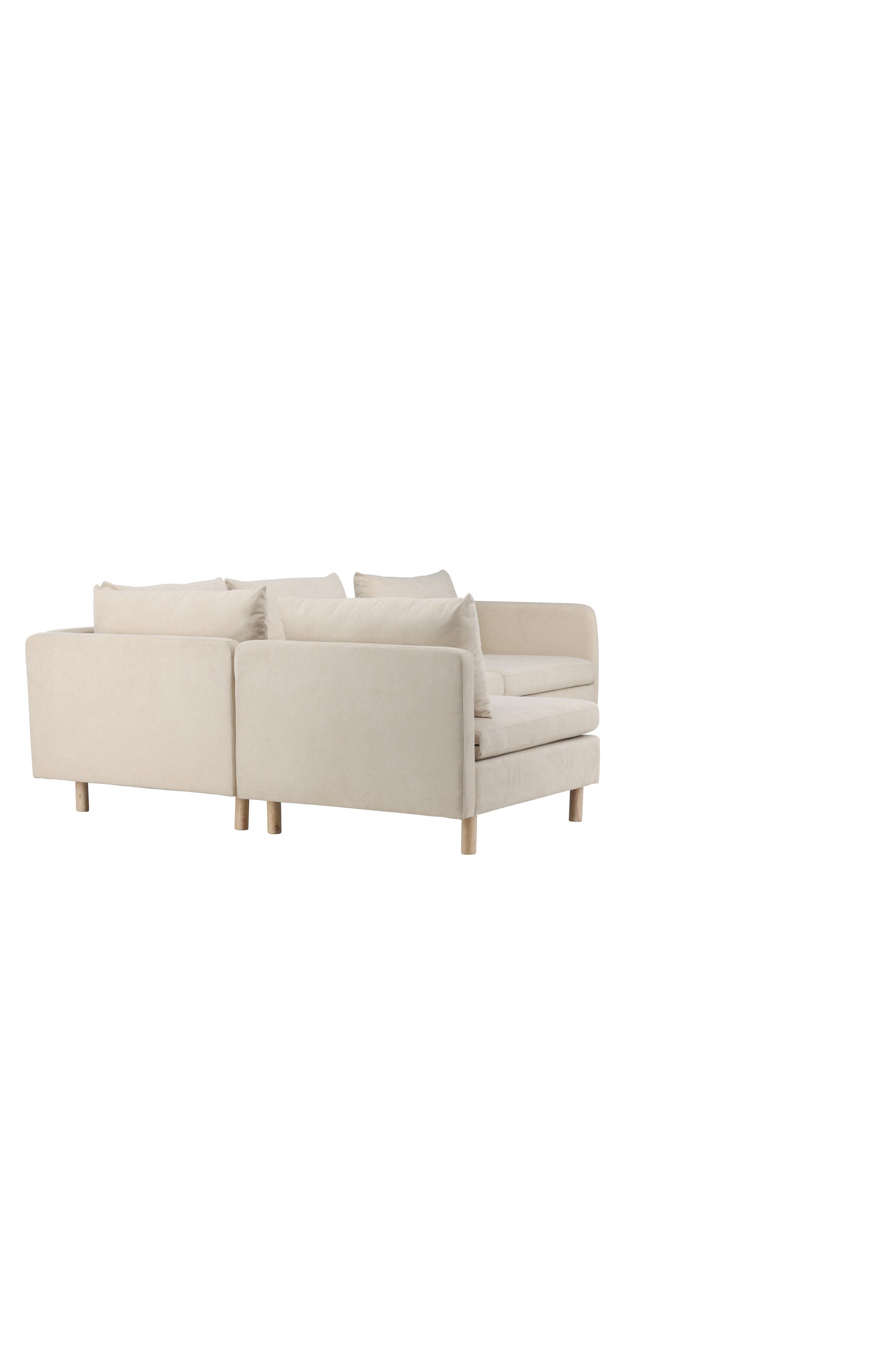 Zero Ecksofa in Beige präsentiert im Onlineshop von KAQTU Design AG. 3er Sofa ist von Venture Home