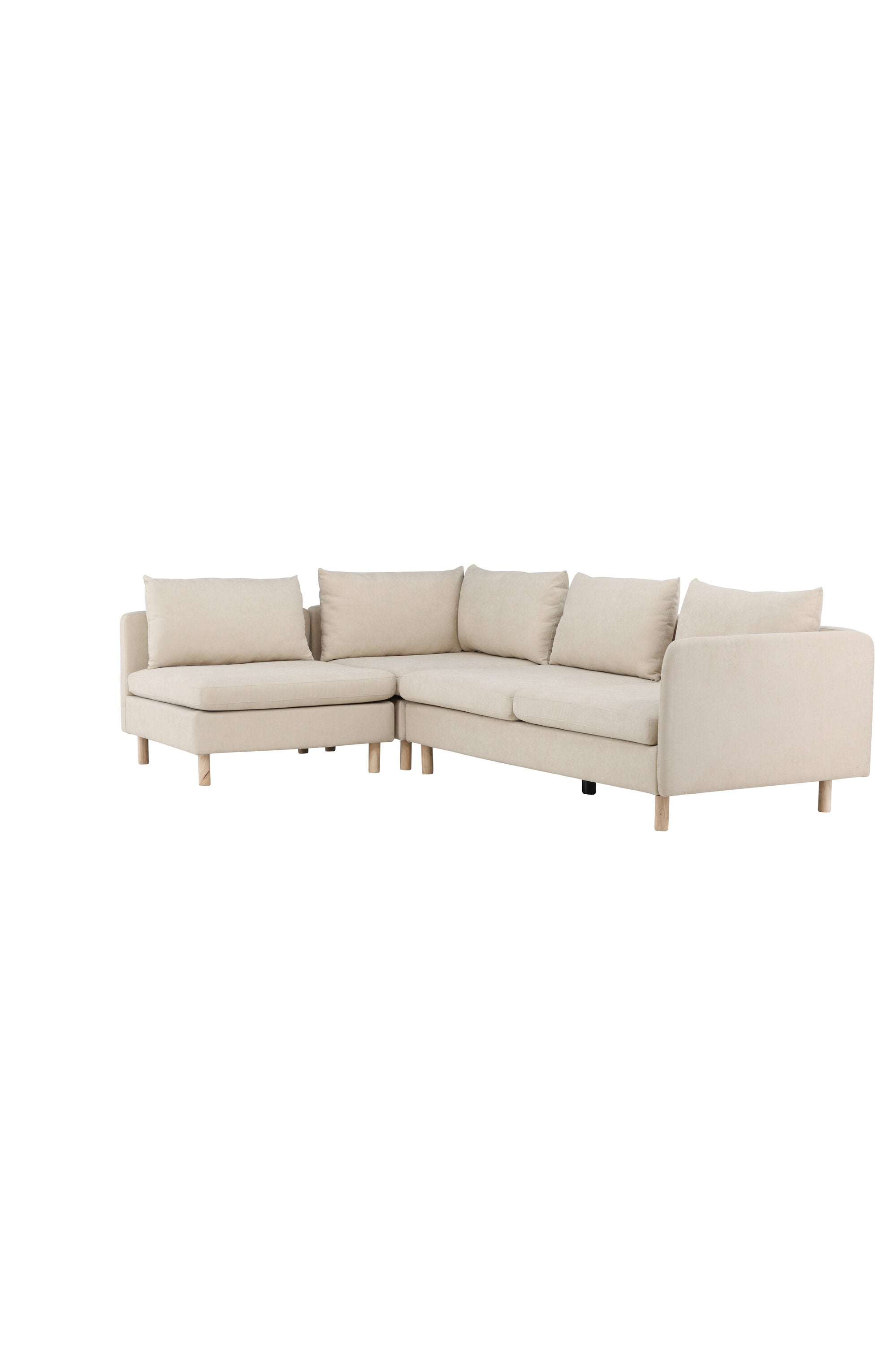 Zero Ecksofa in Beige präsentiert im Onlineshop von KAQTU Design AG. 3er Sofa ist von Venture Home