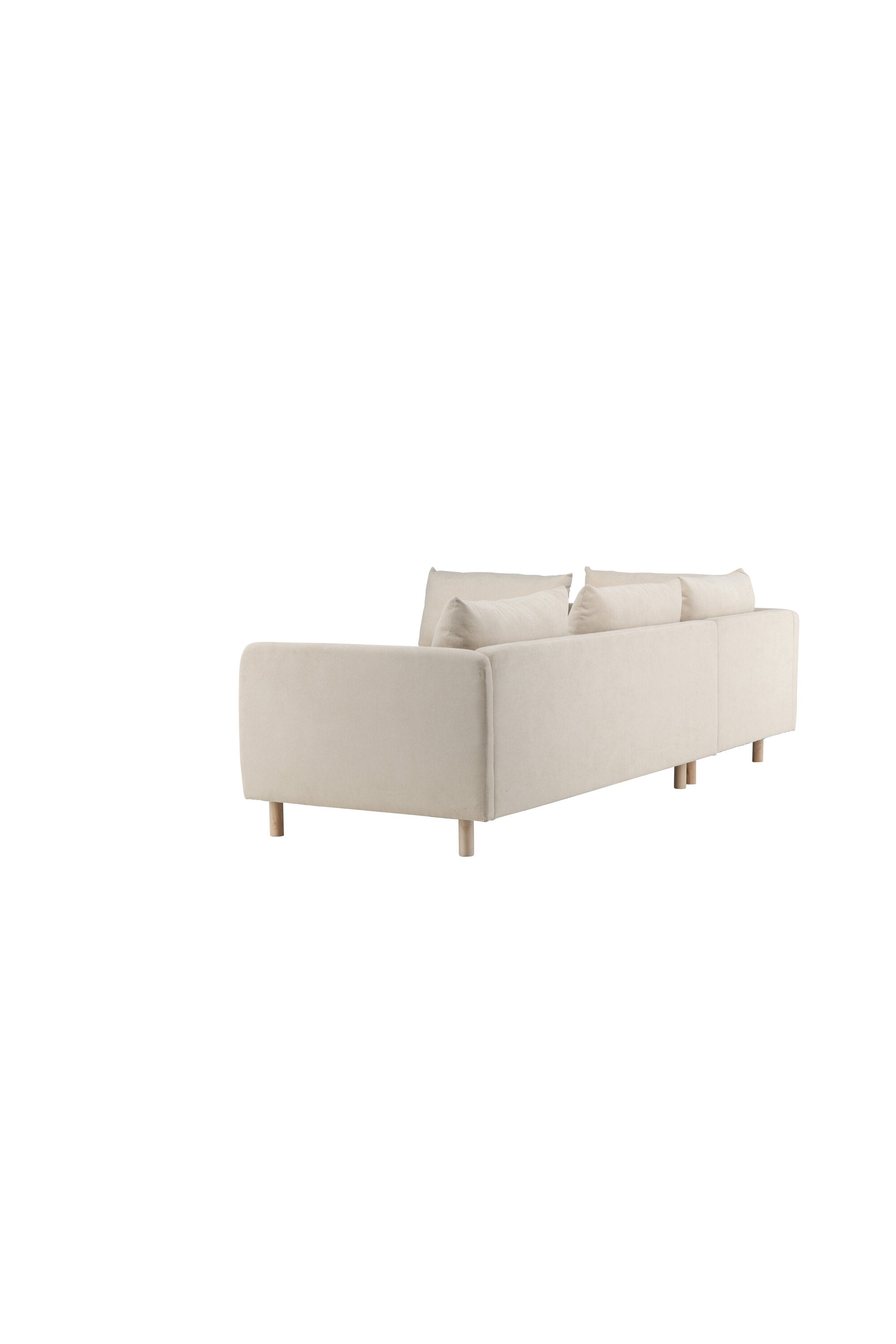 Zero Ecksofa in Beige präsentiert im Onlineshop von KAQTU Design AG. 3er Sofa ist von Venture Home