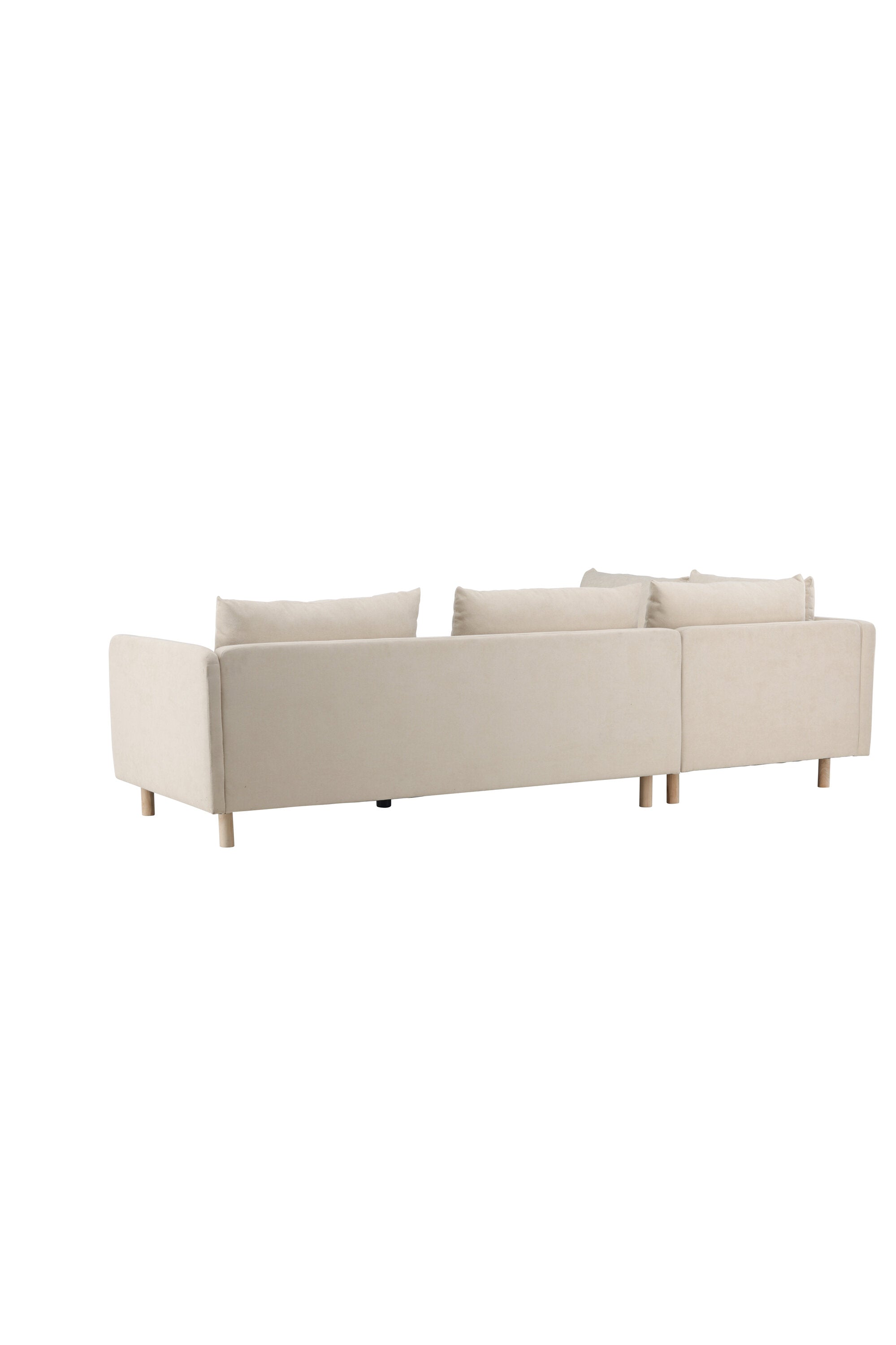 Zero Ecksofa in Beige präsentiert im Onlineshop von KAQTU Design AG. 3er Sofa ist von Venture Home