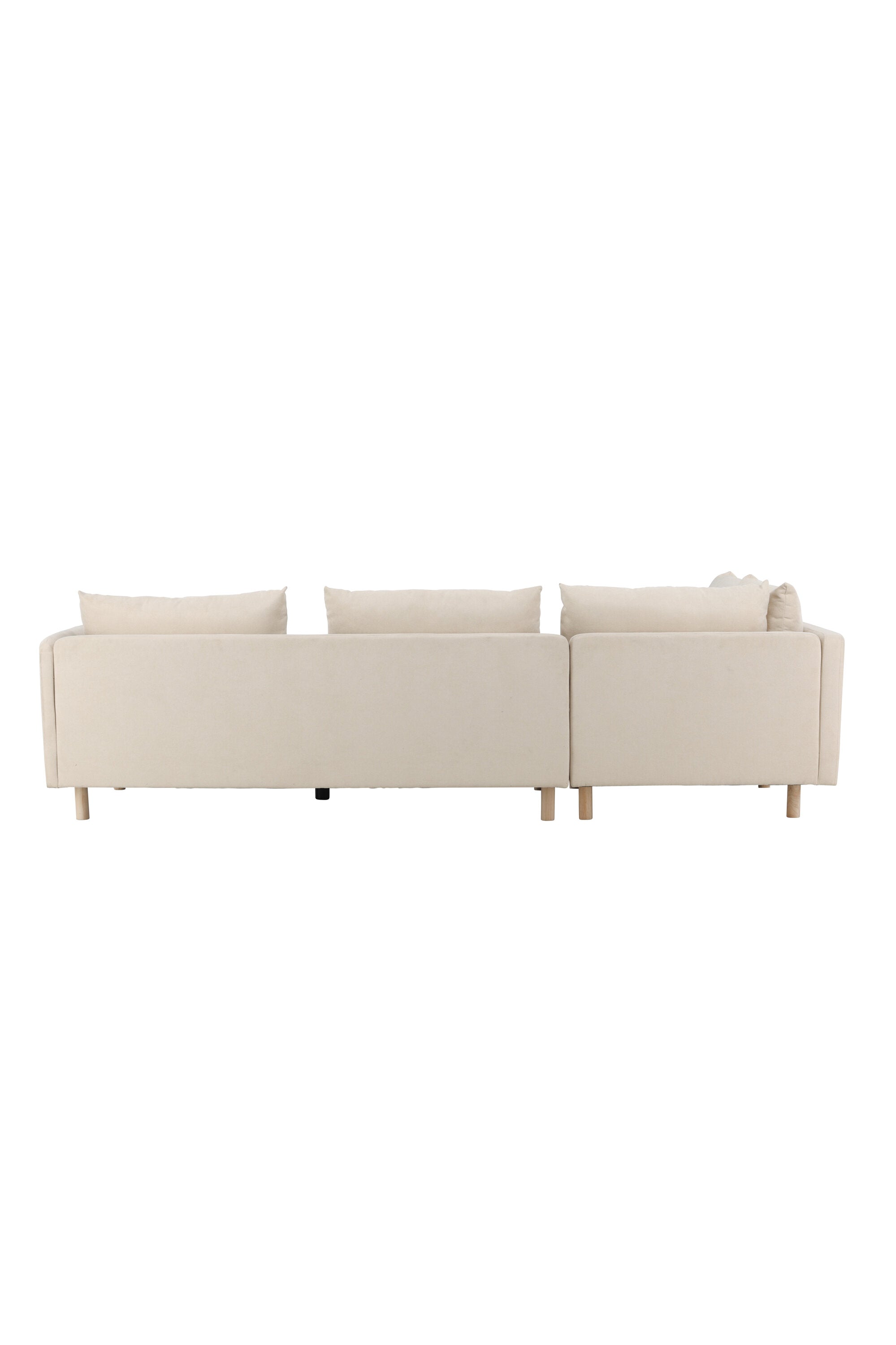 Zero Ecksofa in Beige präsentiert im Onlineshop von KAQTU Design AG. 3er Sofa ist von Venture Home