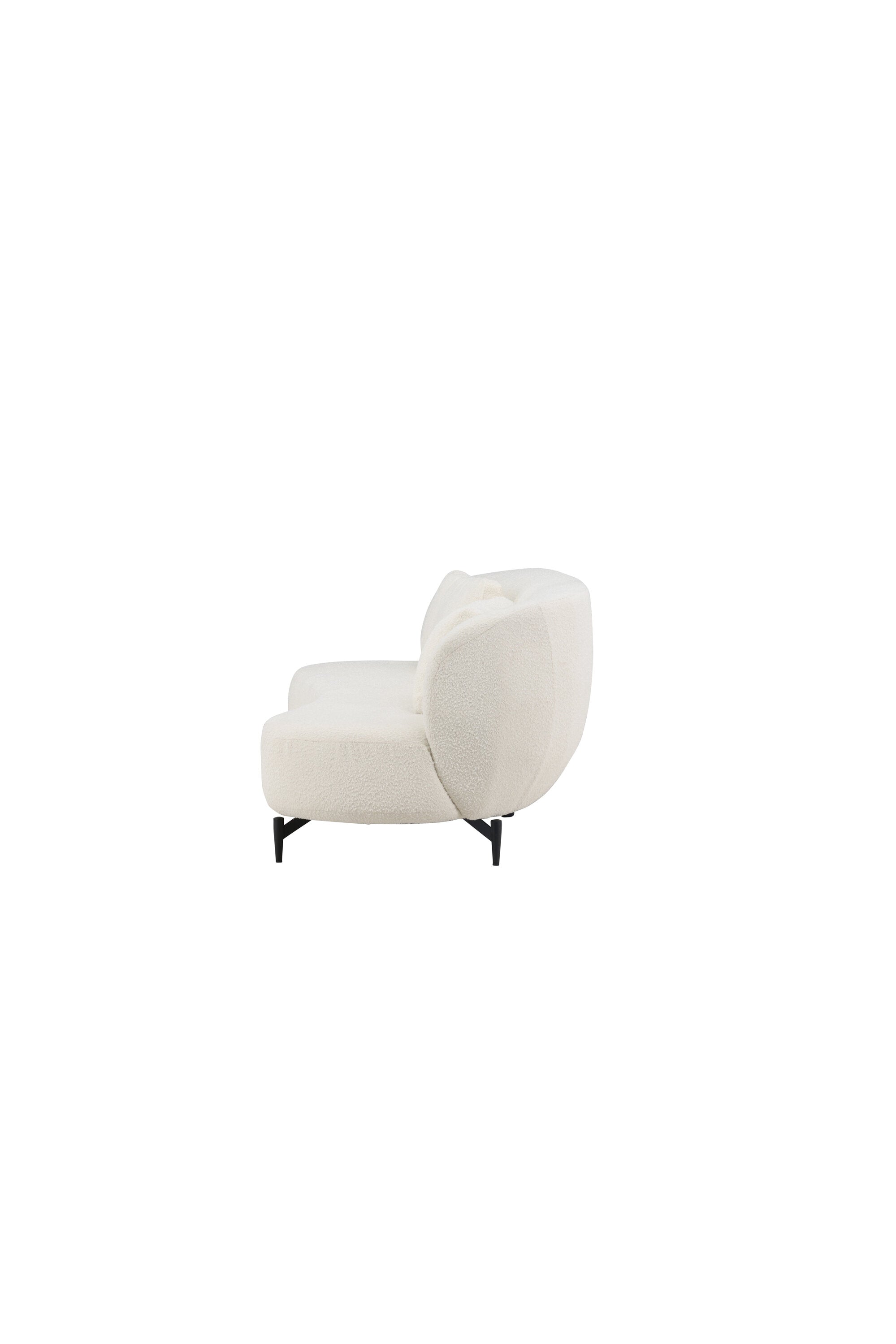 Luna 3-Seat Sofa in Schwarz-Weiss präsentiert im Onlineshop von KAQTU Design AG. 3er Sofa ist von Venture Home