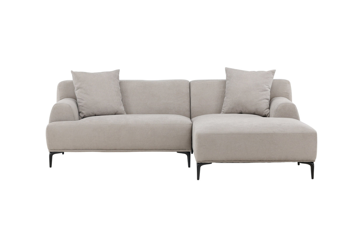 Viskan 3-Seat Sofa in Schwarz/ Hellgrau präsentiert im Onlineshop von KAQTU Design AG. 3er Sofa ist von Venture Home