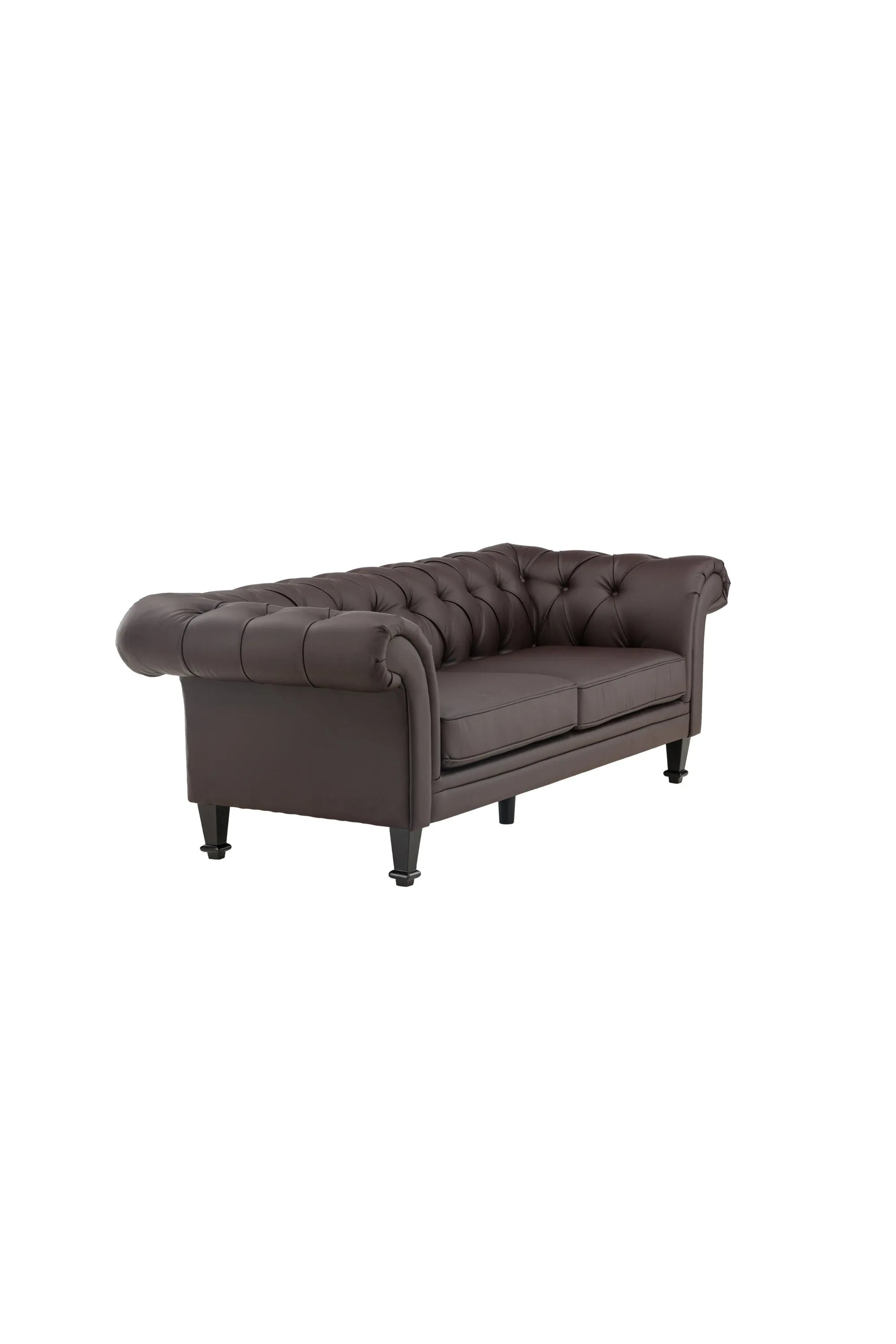 Ätran 3-Seat Sofa in Schwarz Braun präsentiert im Onlineshop von KAQTU Design AG. 3er Sofa ist von Venture Home