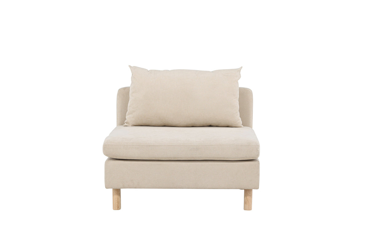 Zero Single Sofa in Beige präsentiert im Onlineshop von KAQTU Design AG. Modulares Sofa ist von Venture Home