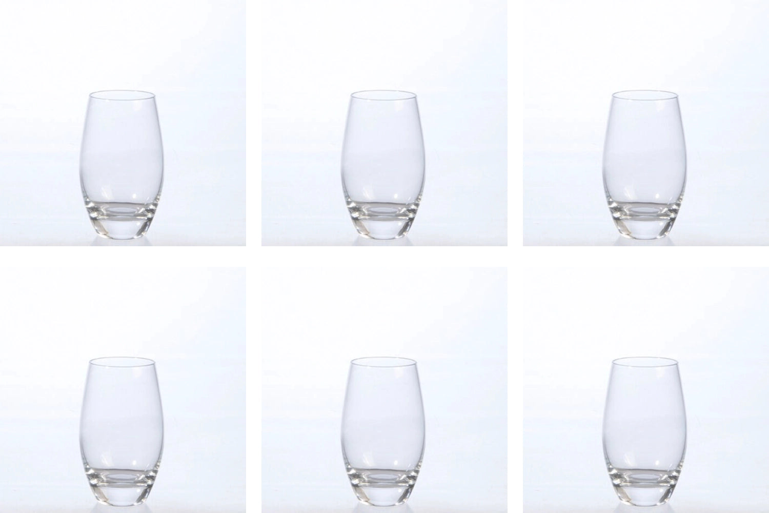 Stilvolles 6er Set Malea Longdrinkbecher, 35cl, 126mm hoch, 76mm Durchmesser – perfekt für Cocktails und erfrischende Getränke.