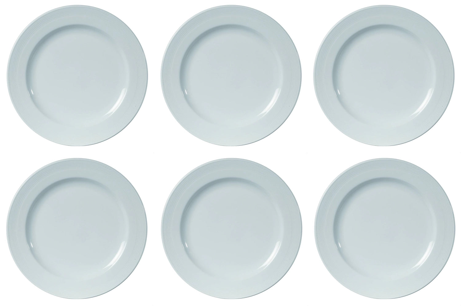 Elegantes 6er Set tiefe Teller Karat 19 von Royal Porcelain, 24 cm, ideal für Suppen und Pasta, aus hochwertigem Porzellan gefertigt.