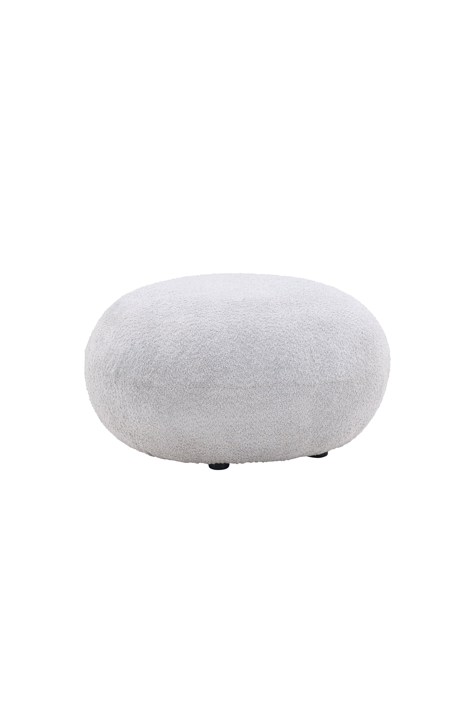 Bologna Hocker in Hellgrau präsentiert im Onlineshop von KAQTU Design AG. Pouf ist von Venture Home