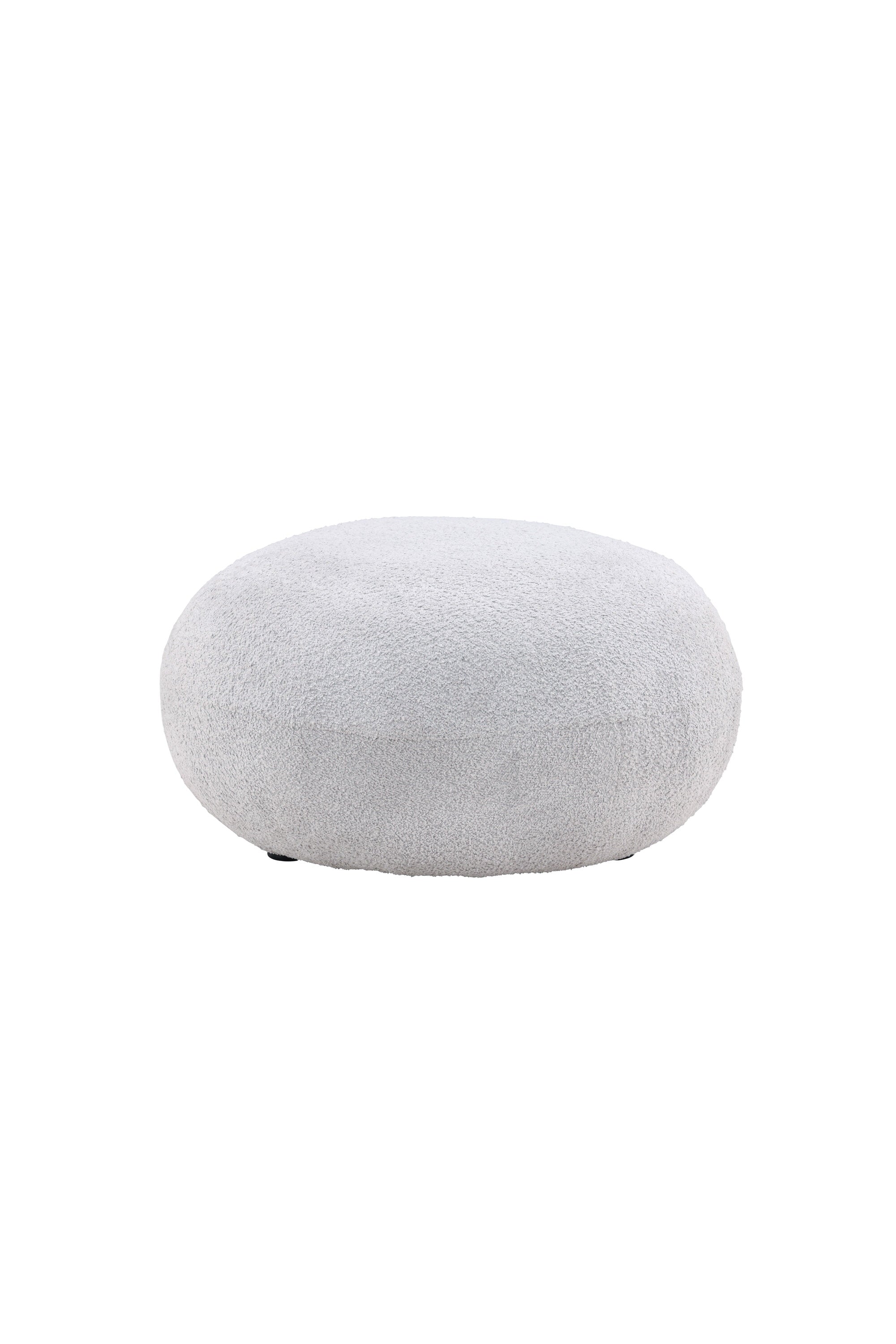 Bologna Hocker in Hellgrau präsentiert im Onlineshop von KAQTU Design AG. Pouf ist von Venture Home