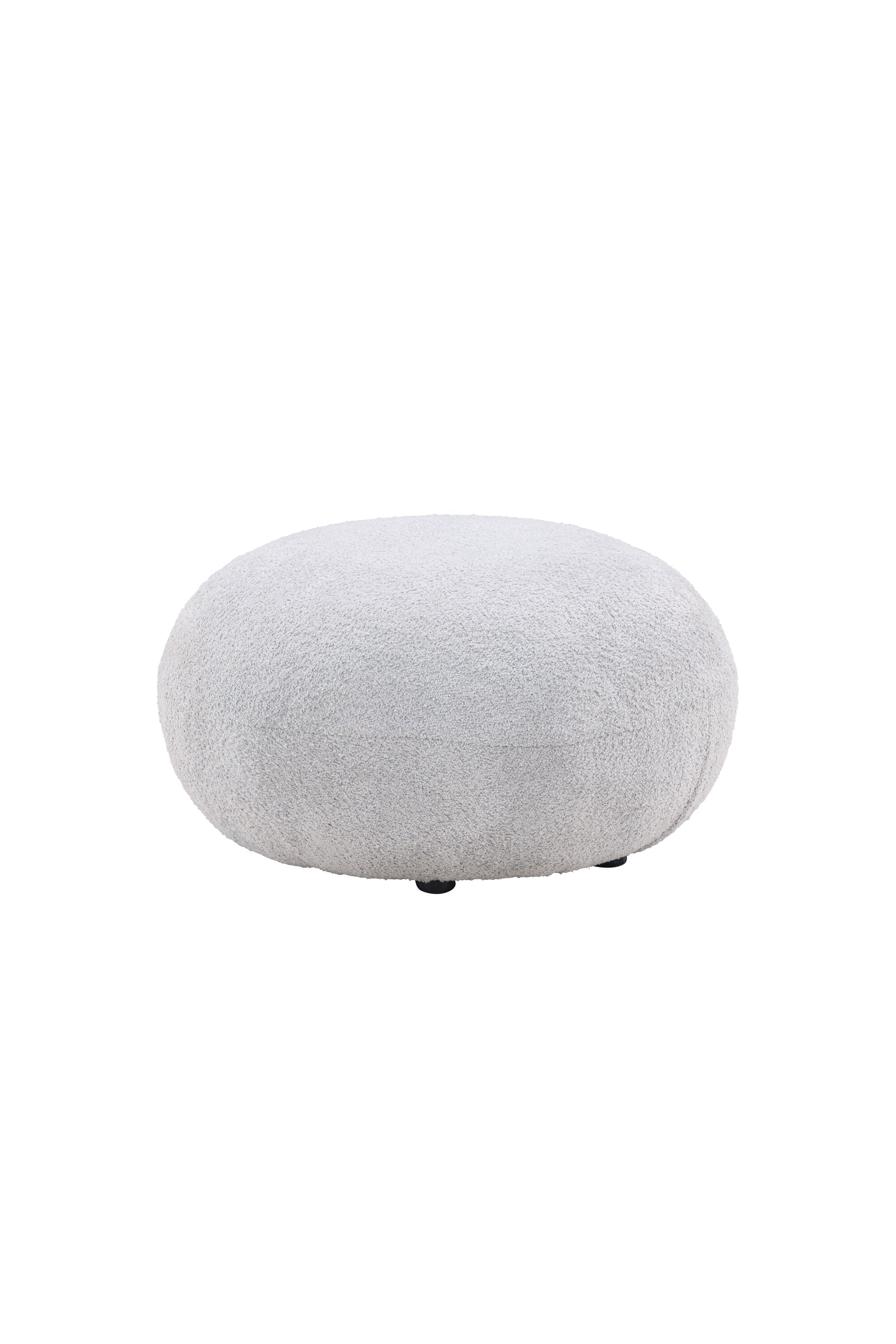 Bologna Hocker in Hellgrau präsentiert im Onlineshop von KAQTU Design AG. Pouf ist von Venture Home