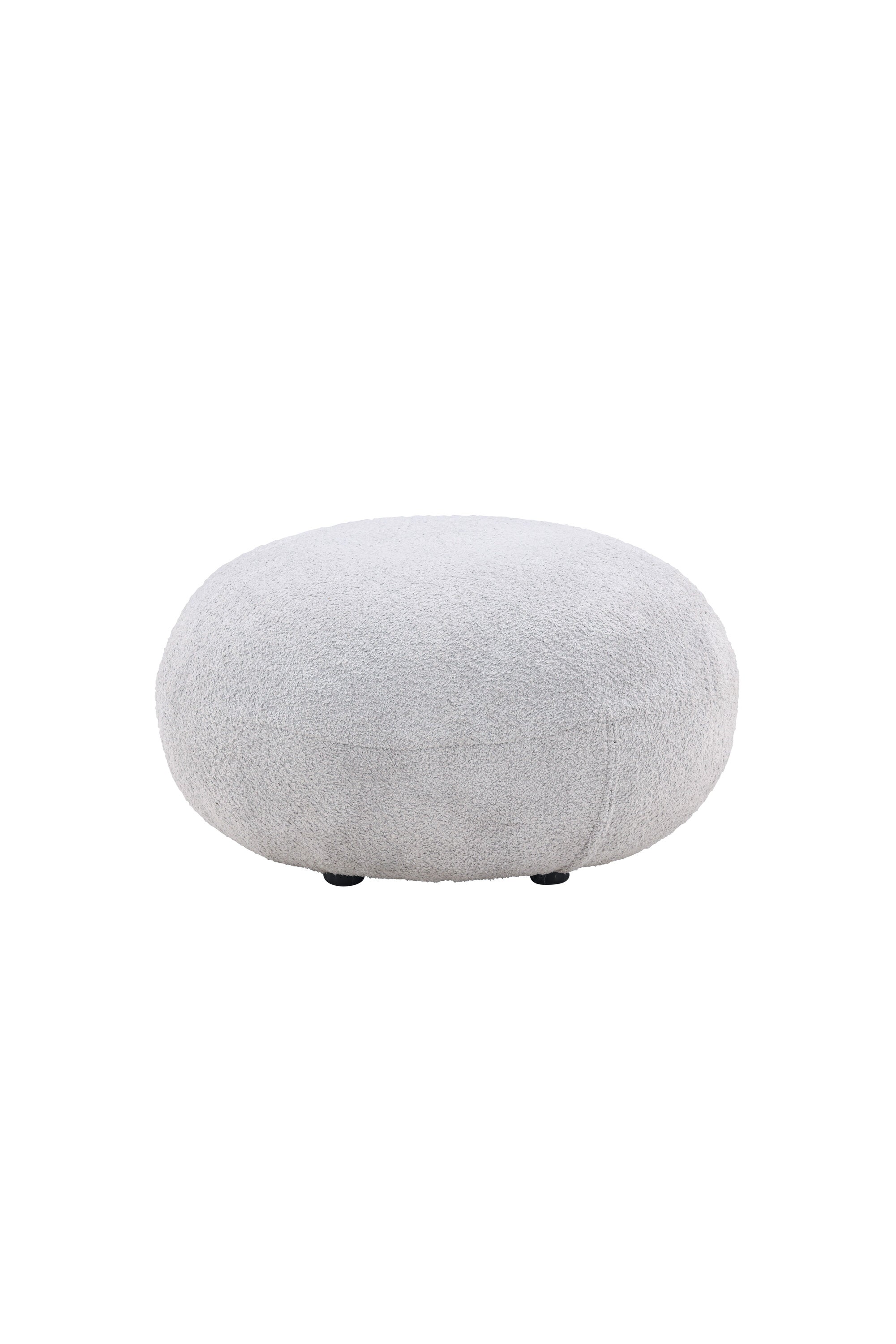Bologna Hocker in Hellgrau präsentiert im Onlineshop von KAQTU Design AG. Pouf ist von Venture Home