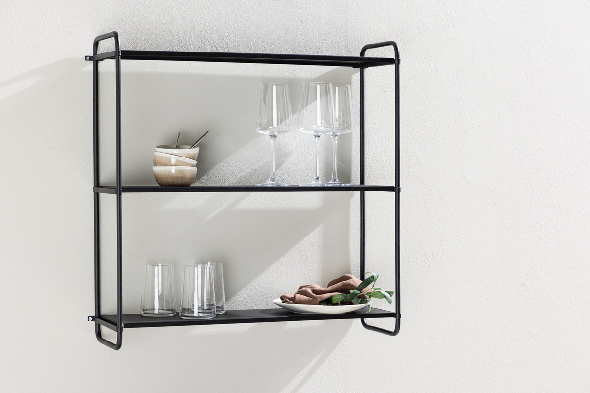 Lyon Regal in Schwarz präsentiert im Onlineshop von KAQTU Design AG. Standregal ist von Venture Home