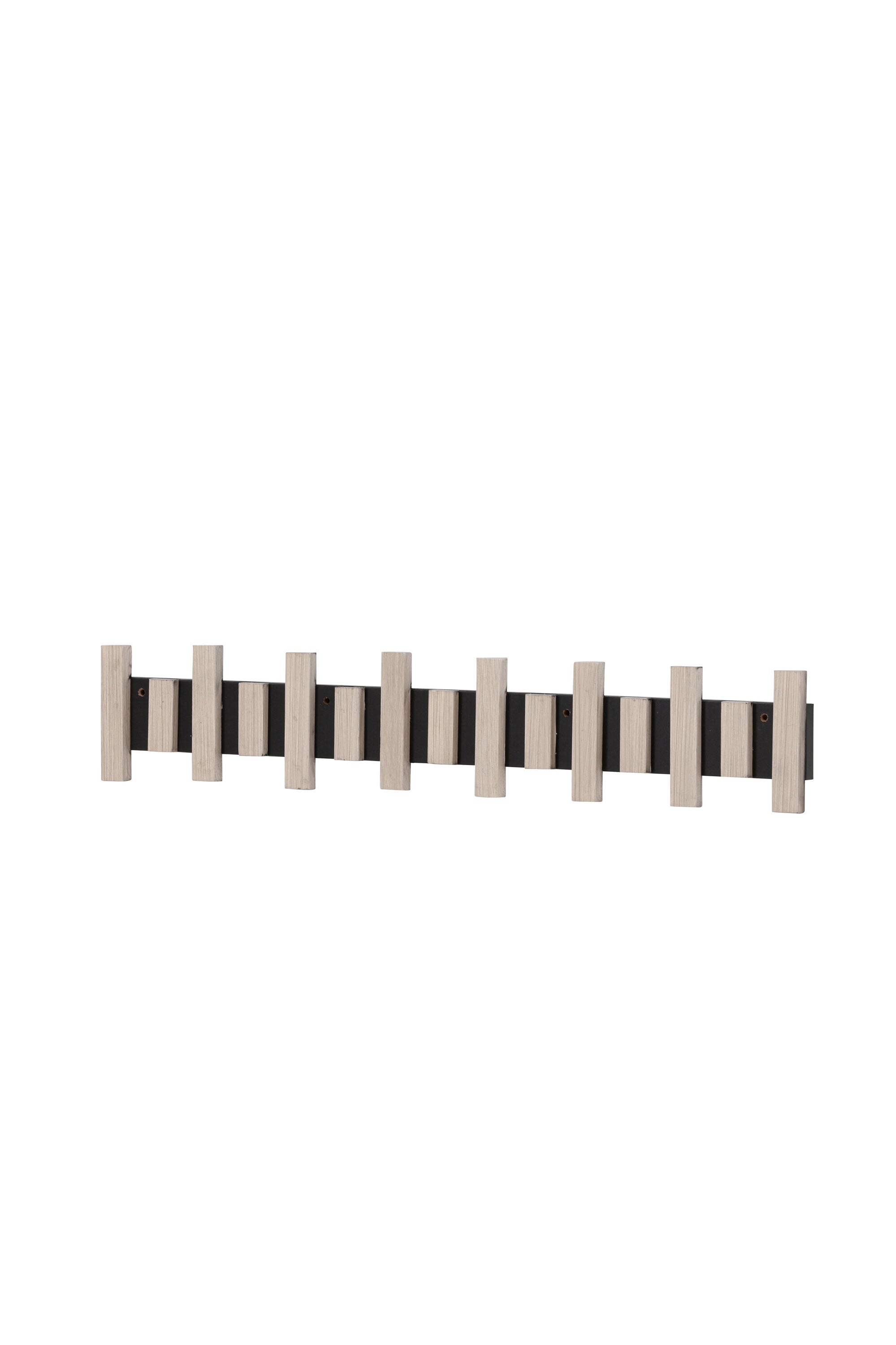 Nimes Hänger in Schwarz/ Weisswäsche präsentiert im Onlineshop von KAQTU Design AG. Kleiderbügler ist von Venture Home