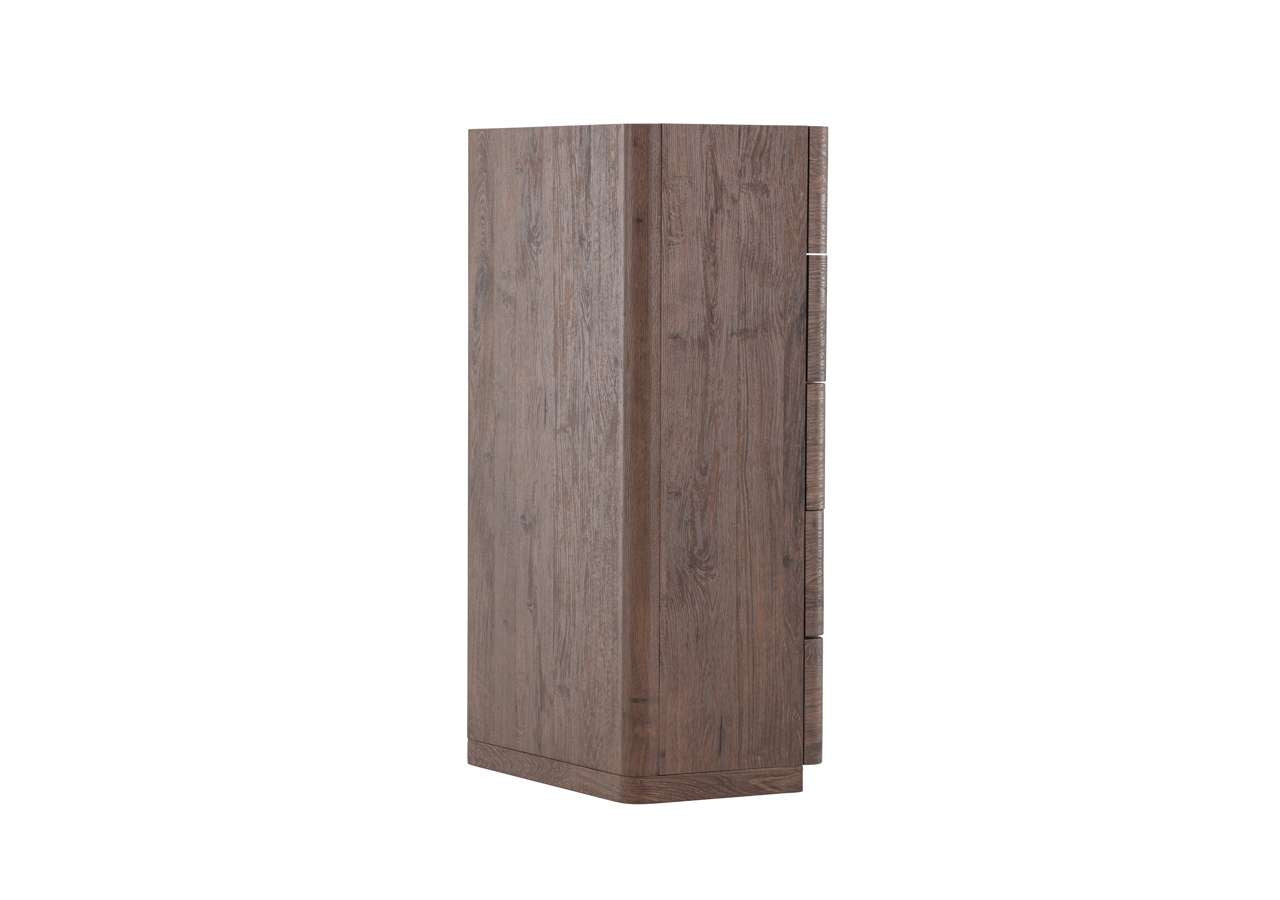 Eleganter Nachttisch von Venture Home, ideal für moderne Schlafzimmer, mit stilvollem Design und funktionalem Stauraum.