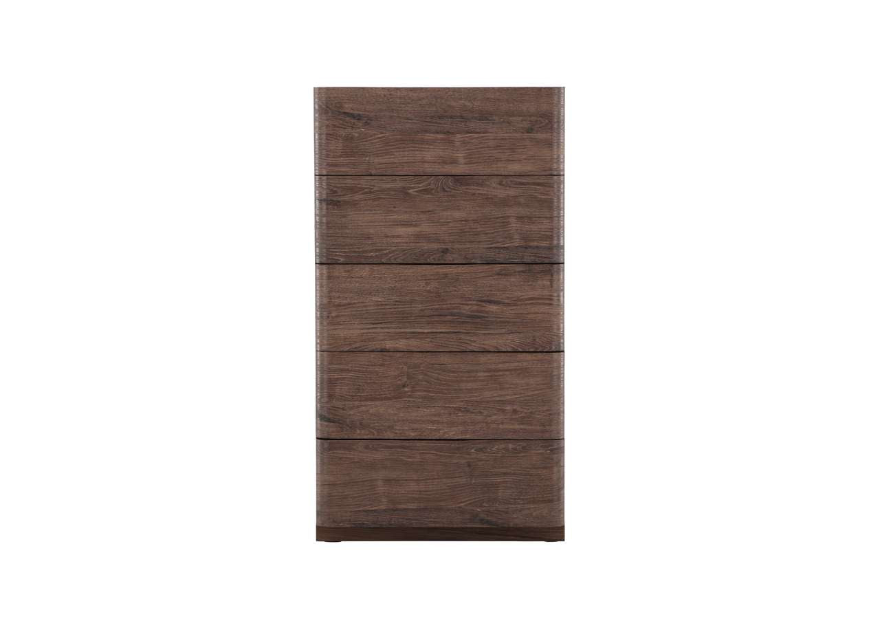 Eleganter Nachttisch von Venture Home, ideal für moderne Schlafzimmer, mit stilvollem Design und funktionalem Stauraum.
