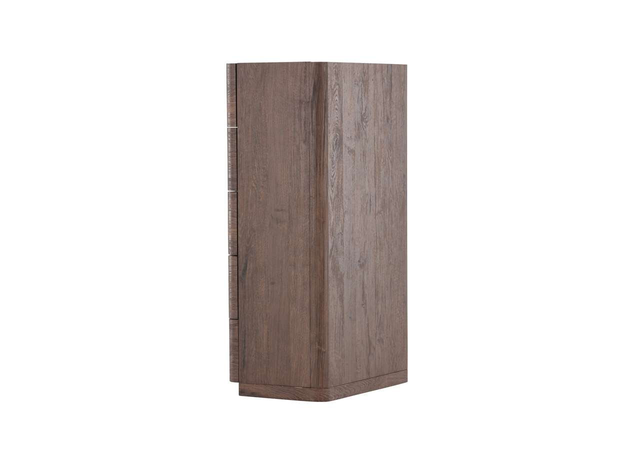 Eleganter Nachttisch von Venture Home, ideal für moderne Schlafzimmer, mit stilvollem Design und funktionalem Stauraum.