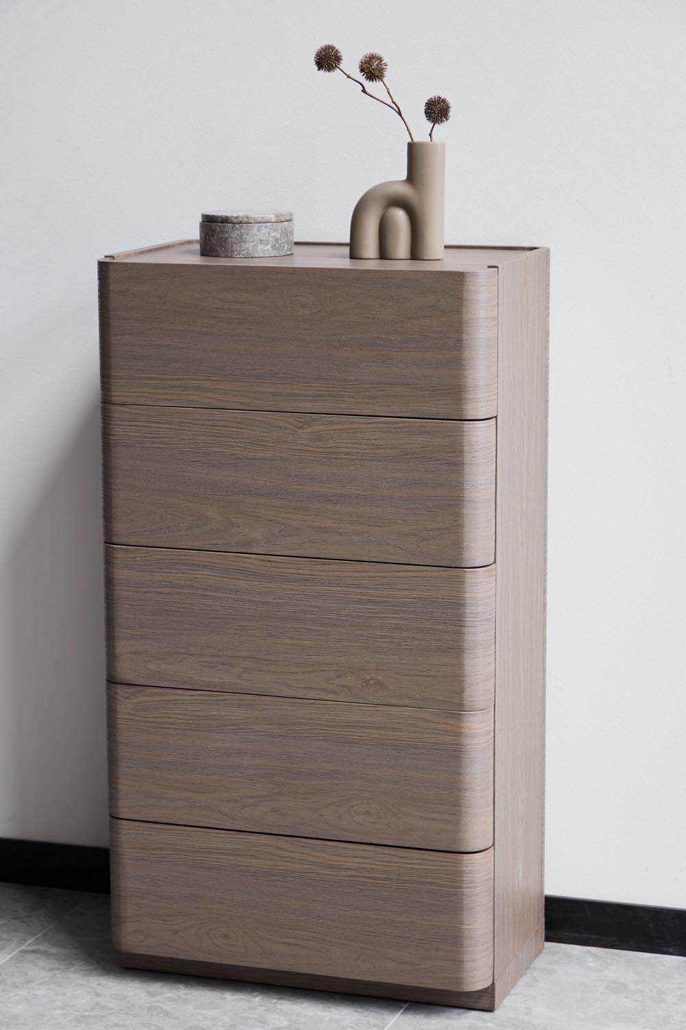 Noble Nachttisch in Mocca präsentiert im Onlineshop von KAQTU Design AG. Korpus ist von Venture Home