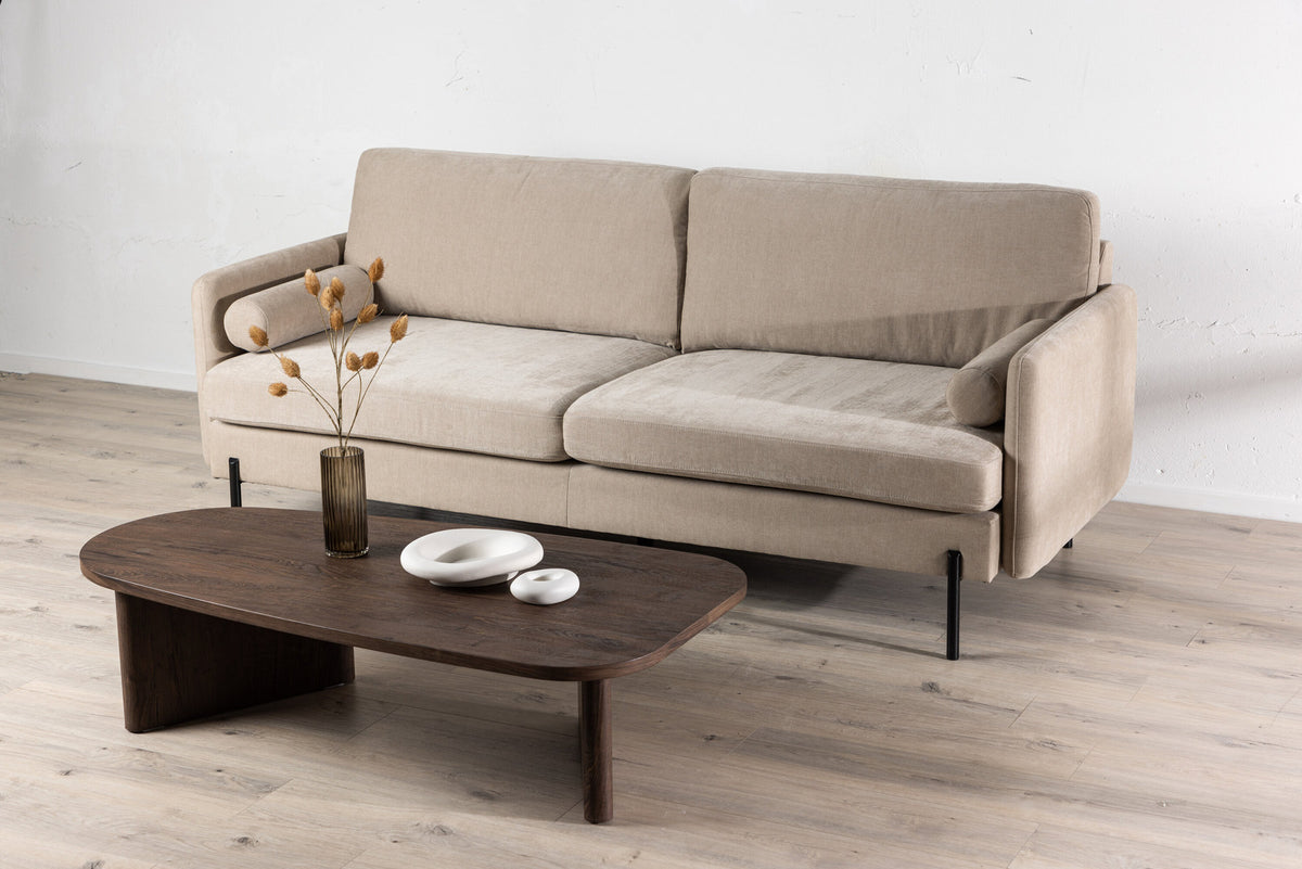 Antibes 3 Sitzer Sofa in Beige präsentiert im Onlineshop von KAQTU Design AG. 2er Sofa ist von Venture Home