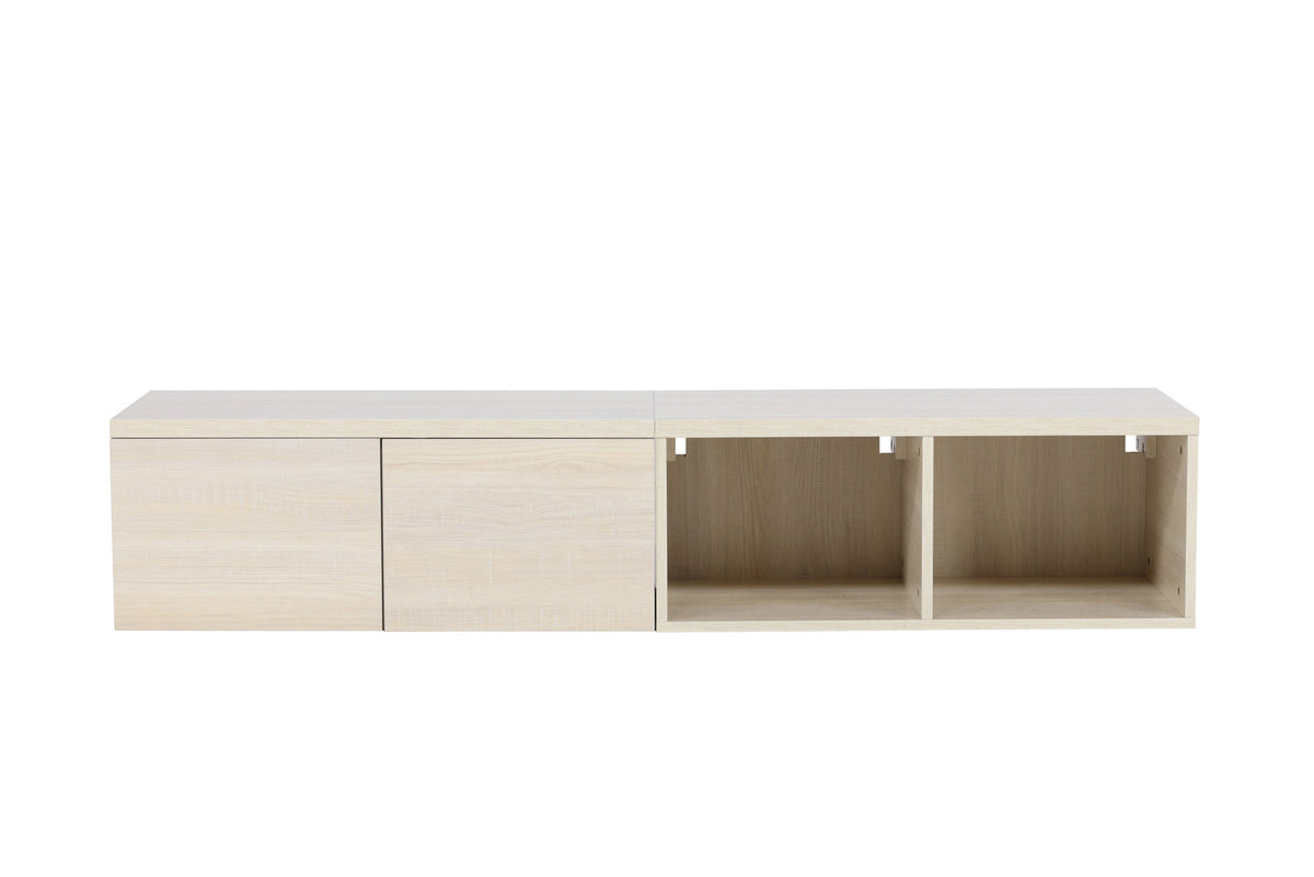 Nomi TV-Sideboard in Whitewash präsentiert im Onlineshop von KAQTU Design AG. TV-Möbel ist von Venture Home